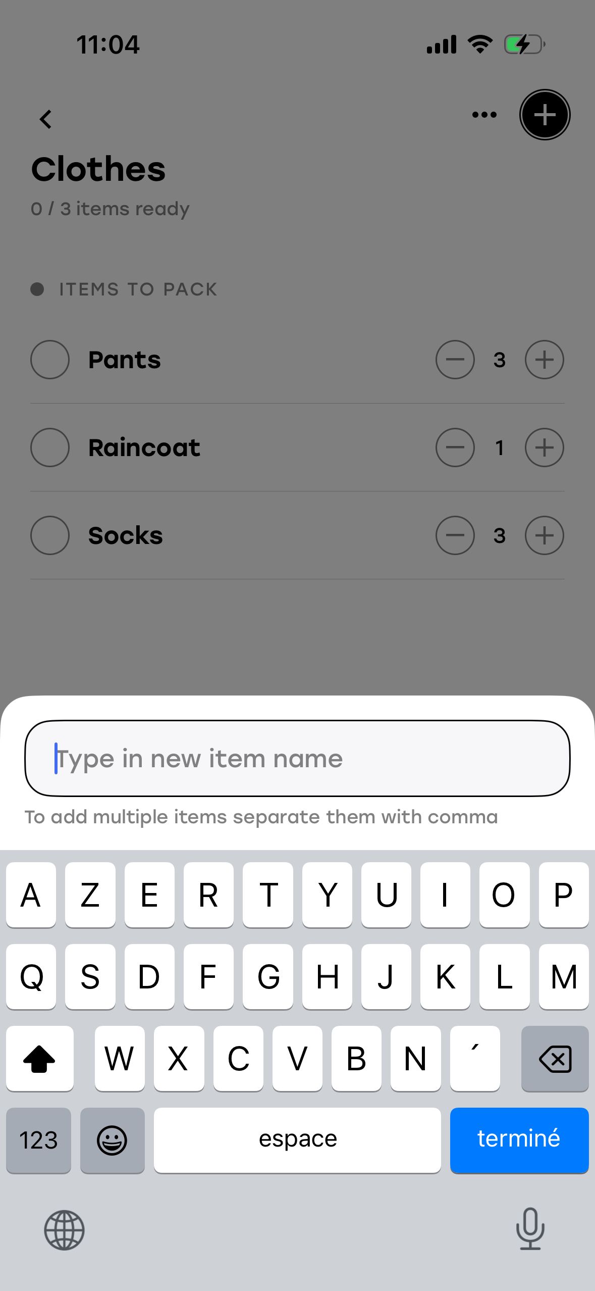 Input / Keyboard (Plan & Go)
