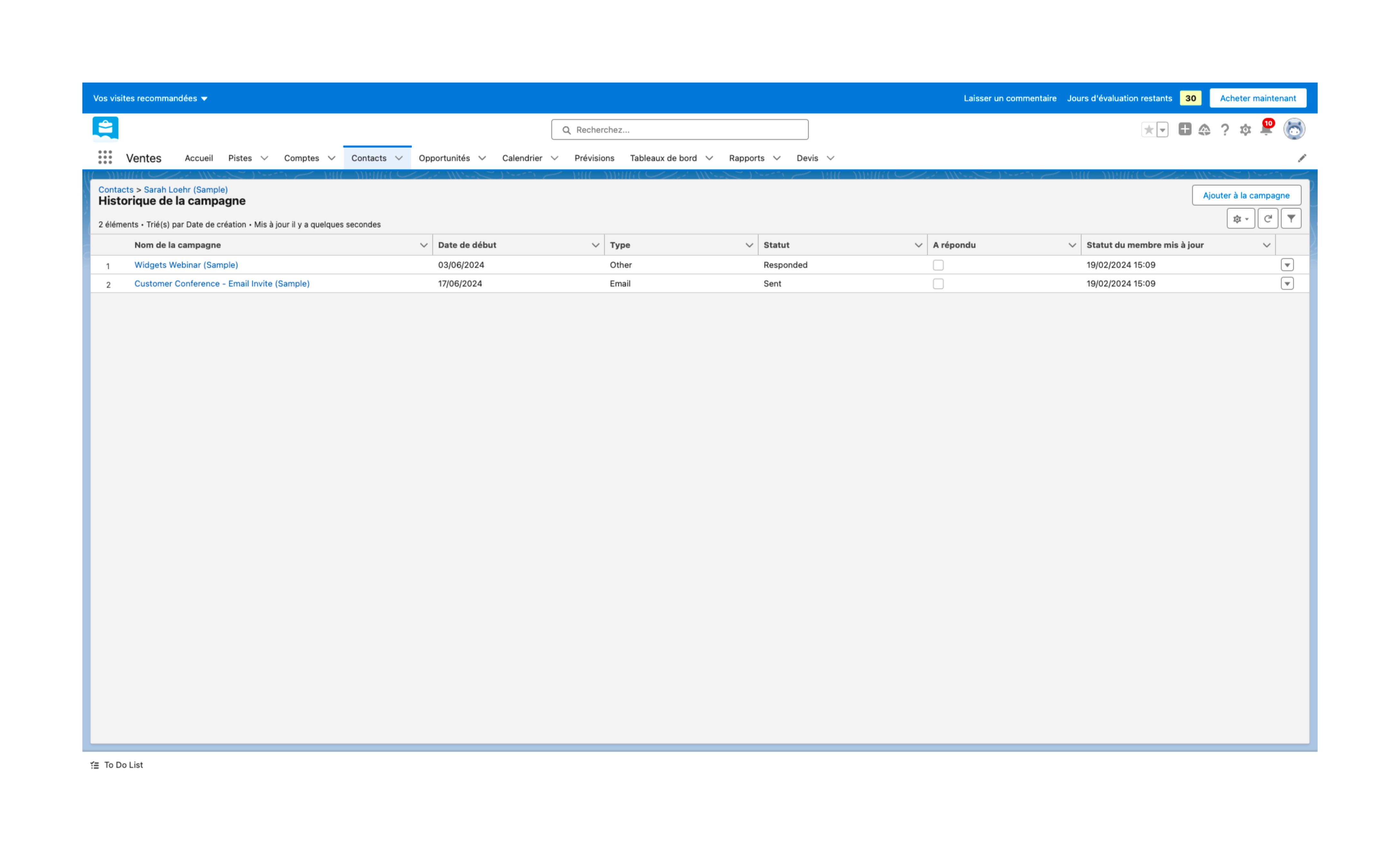 activity (Customer Management)