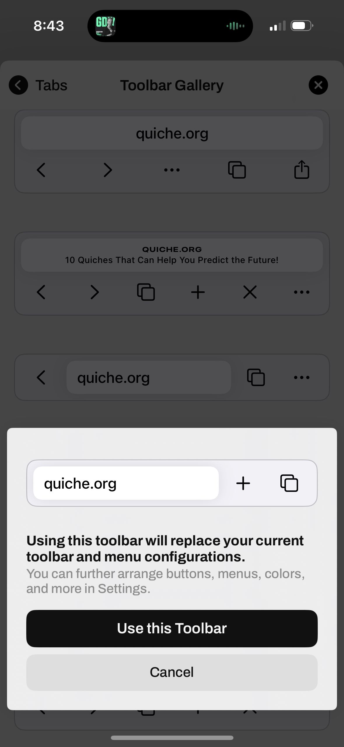 Dialog / Modal