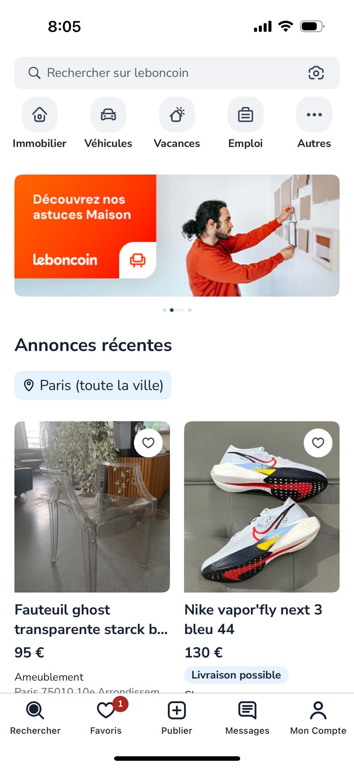 E-commerce (Le bon coin)