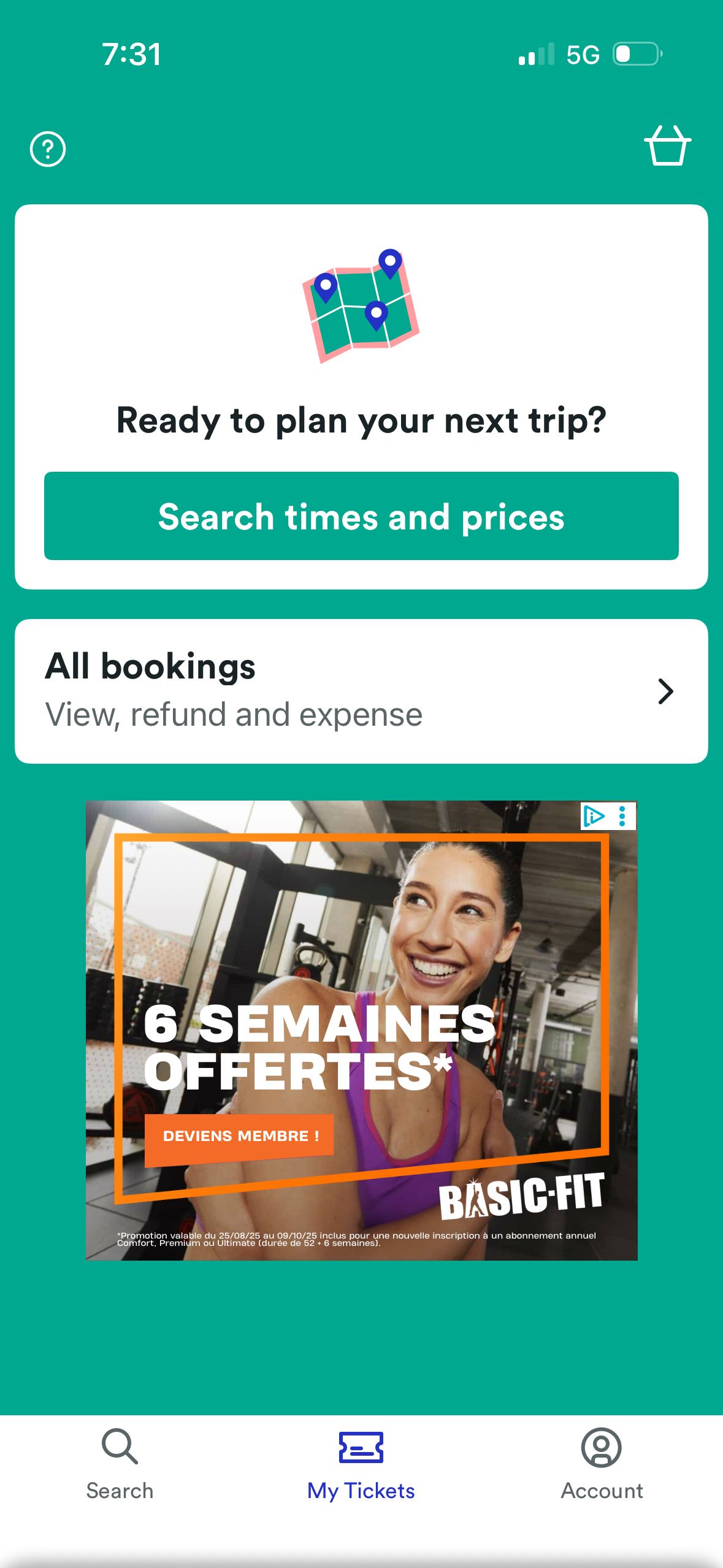 Dashboard (Trainline)
