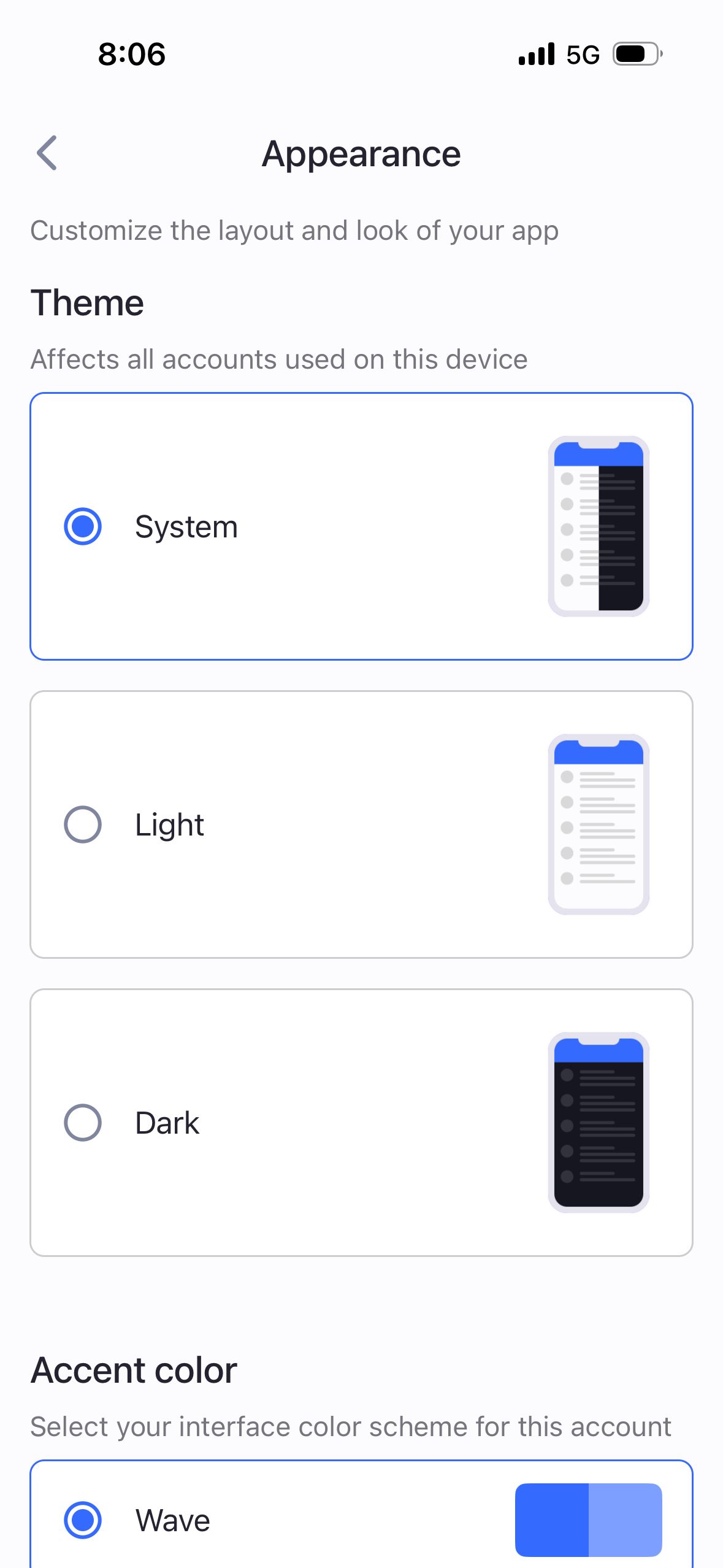 settings (Shortwave)