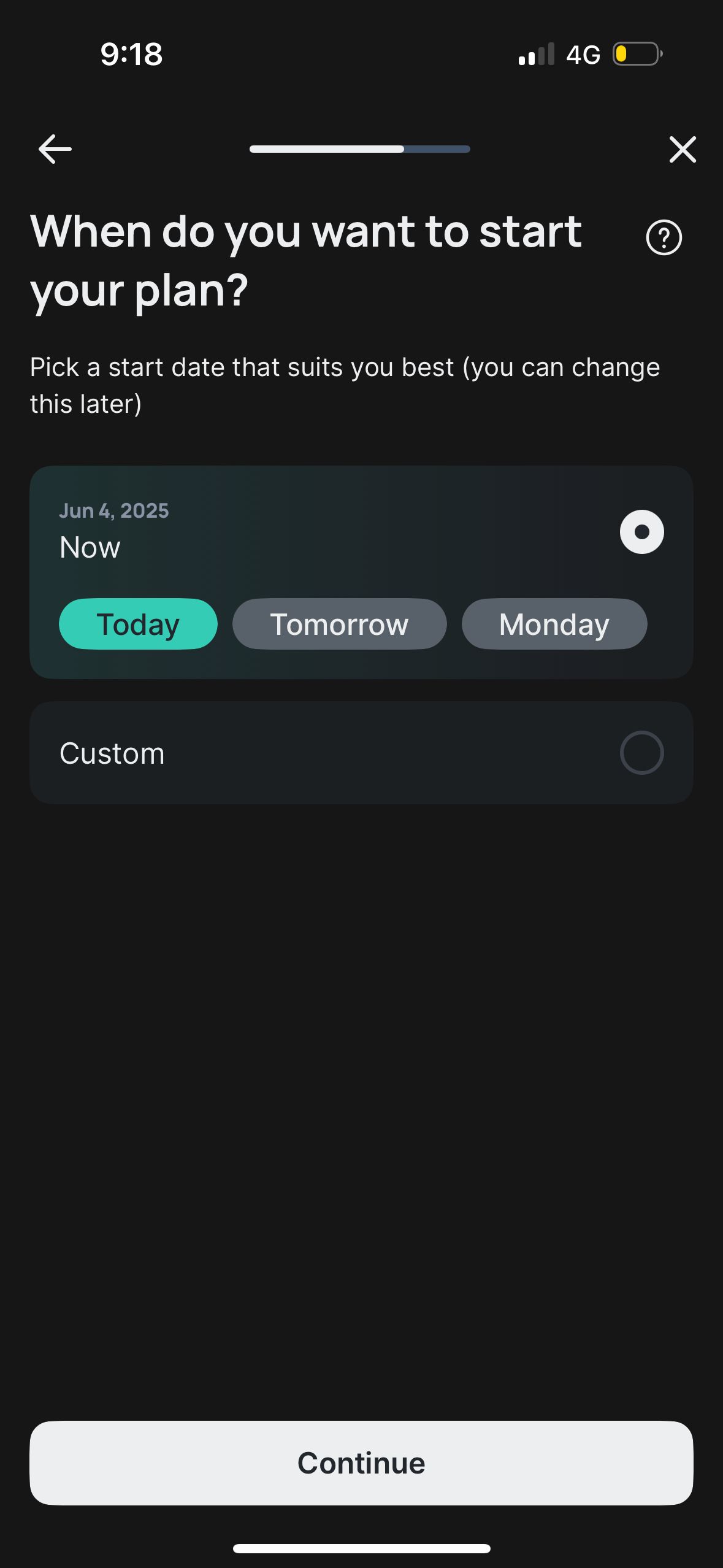 Date Picker (Runna)
