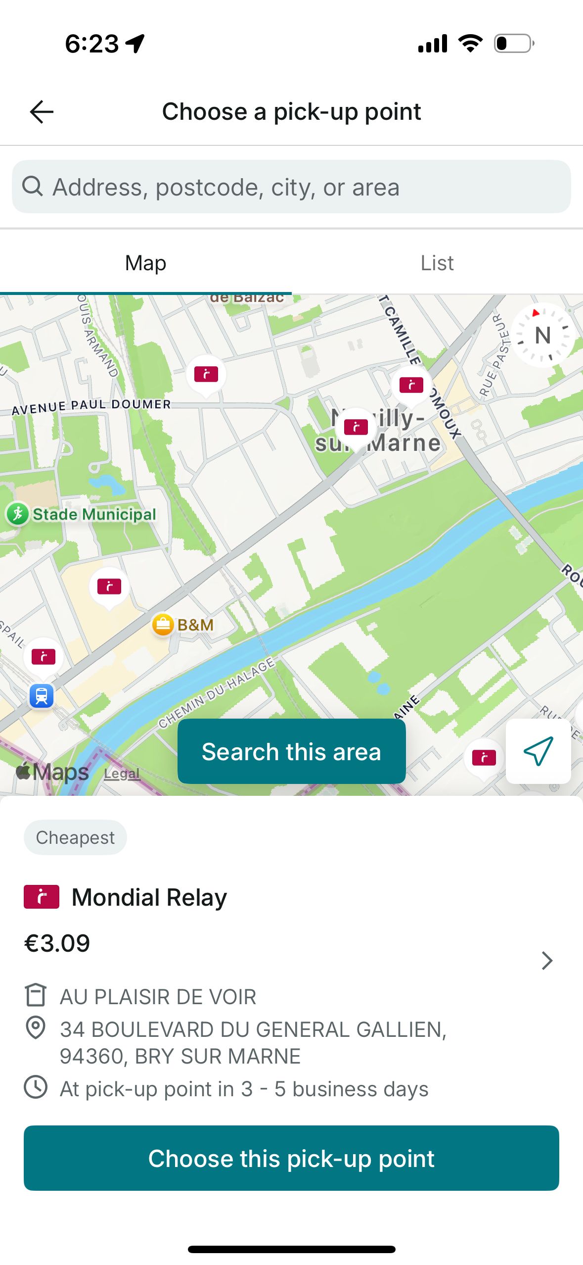 Map (Vinted)