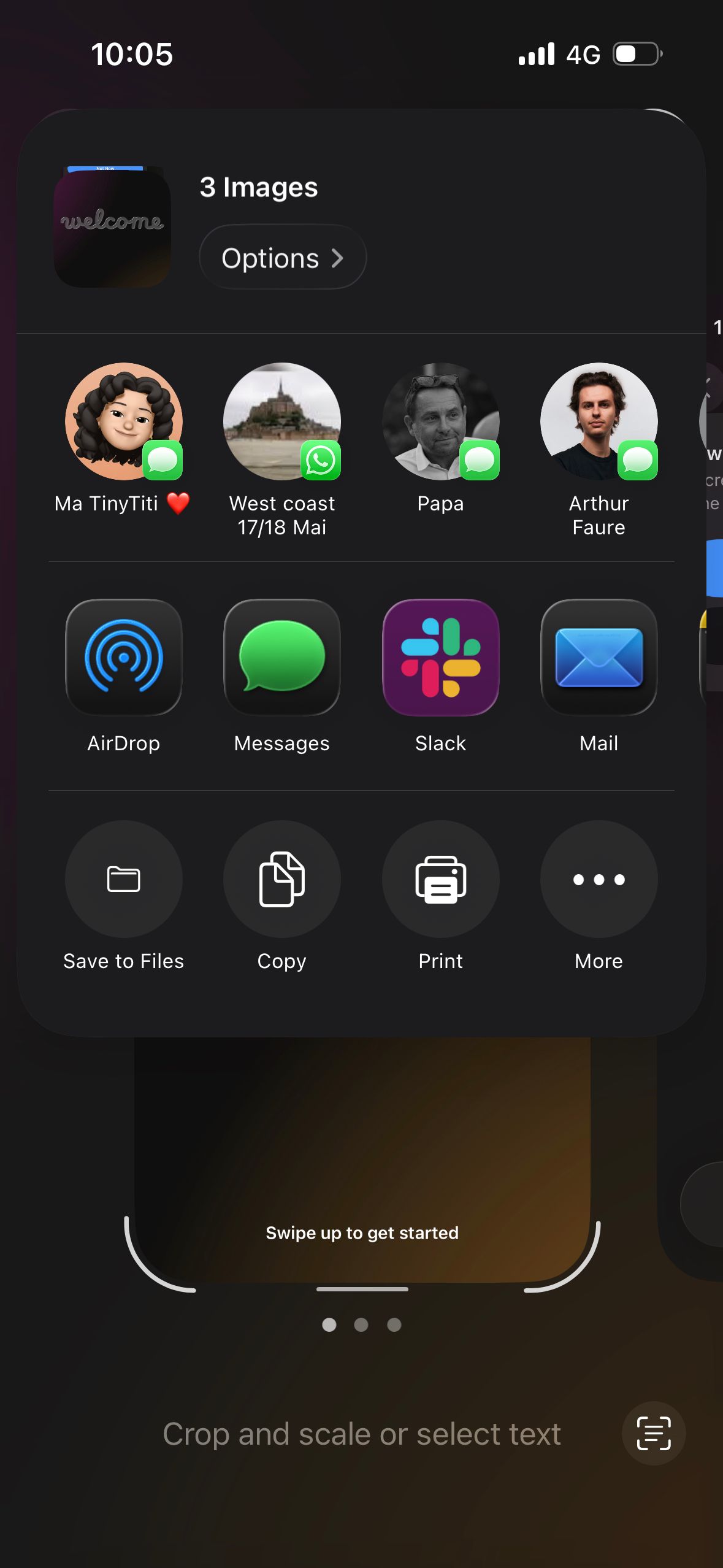 Share Sheet (Screenshots iOS26)