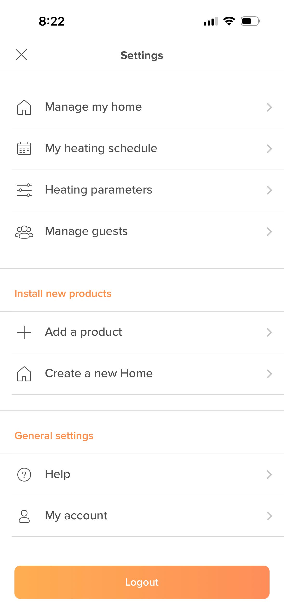 settings (Intuis Connect Netatmo)