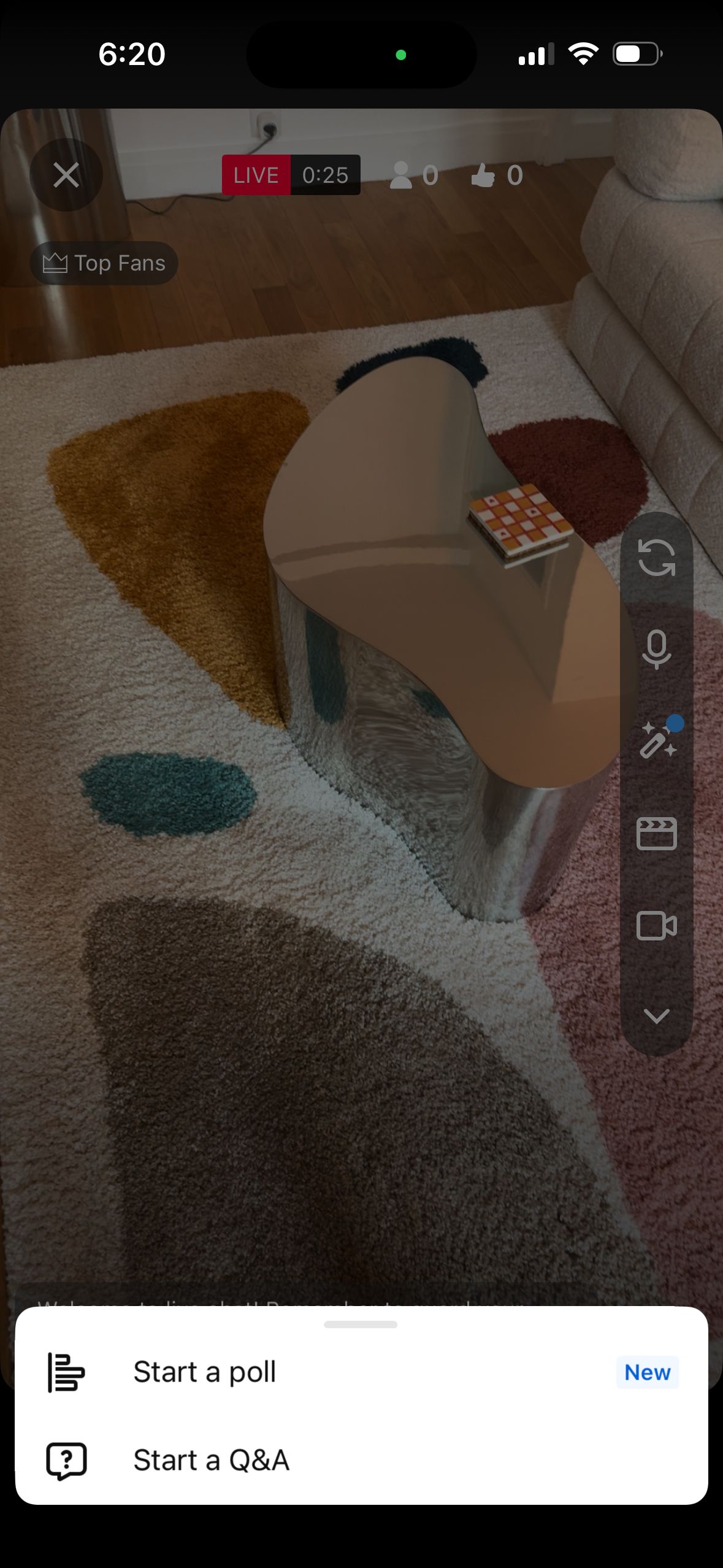 Live Stream (Youtube)