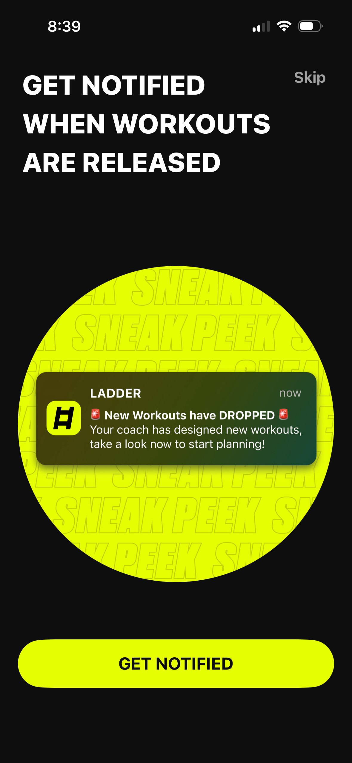 Onboarding (Ladder)