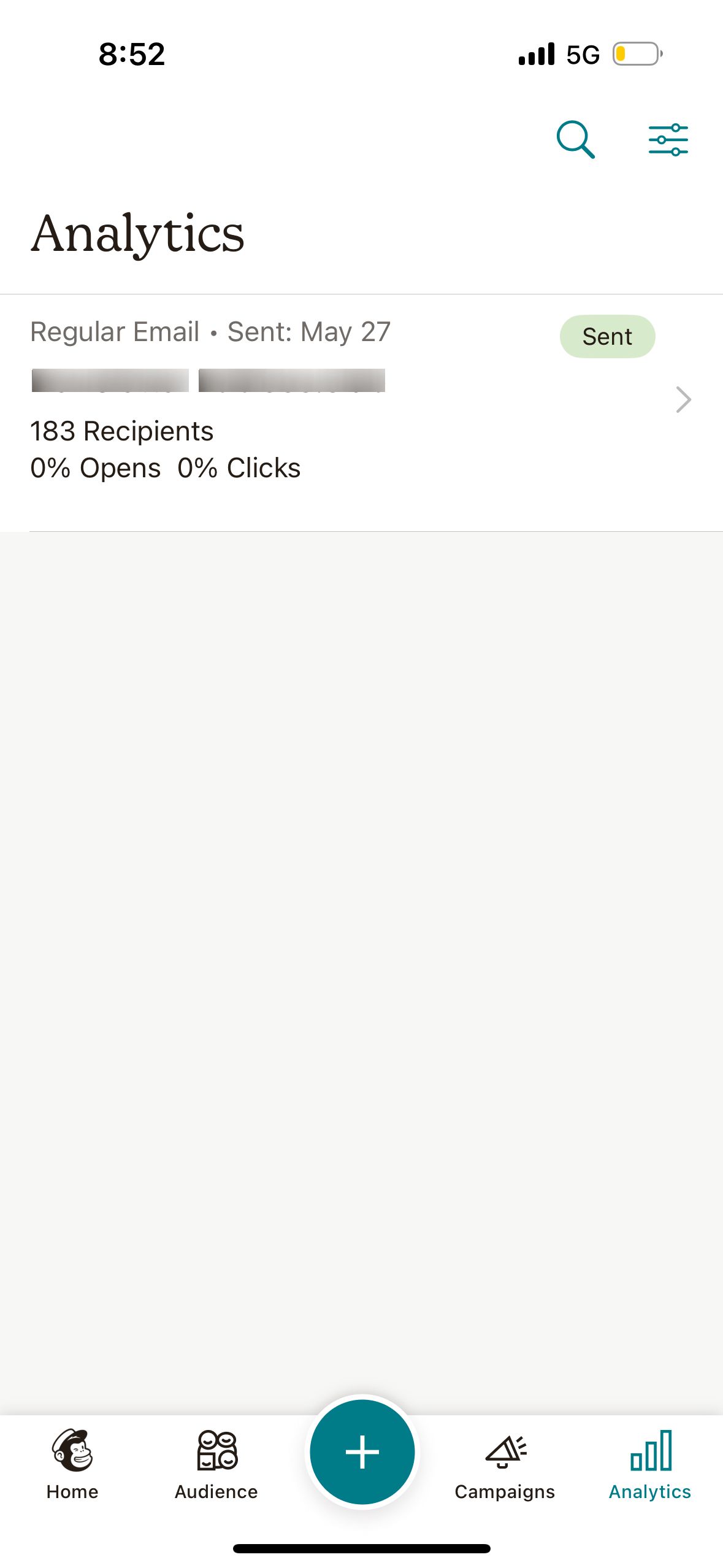 analytics (Mailchimp)