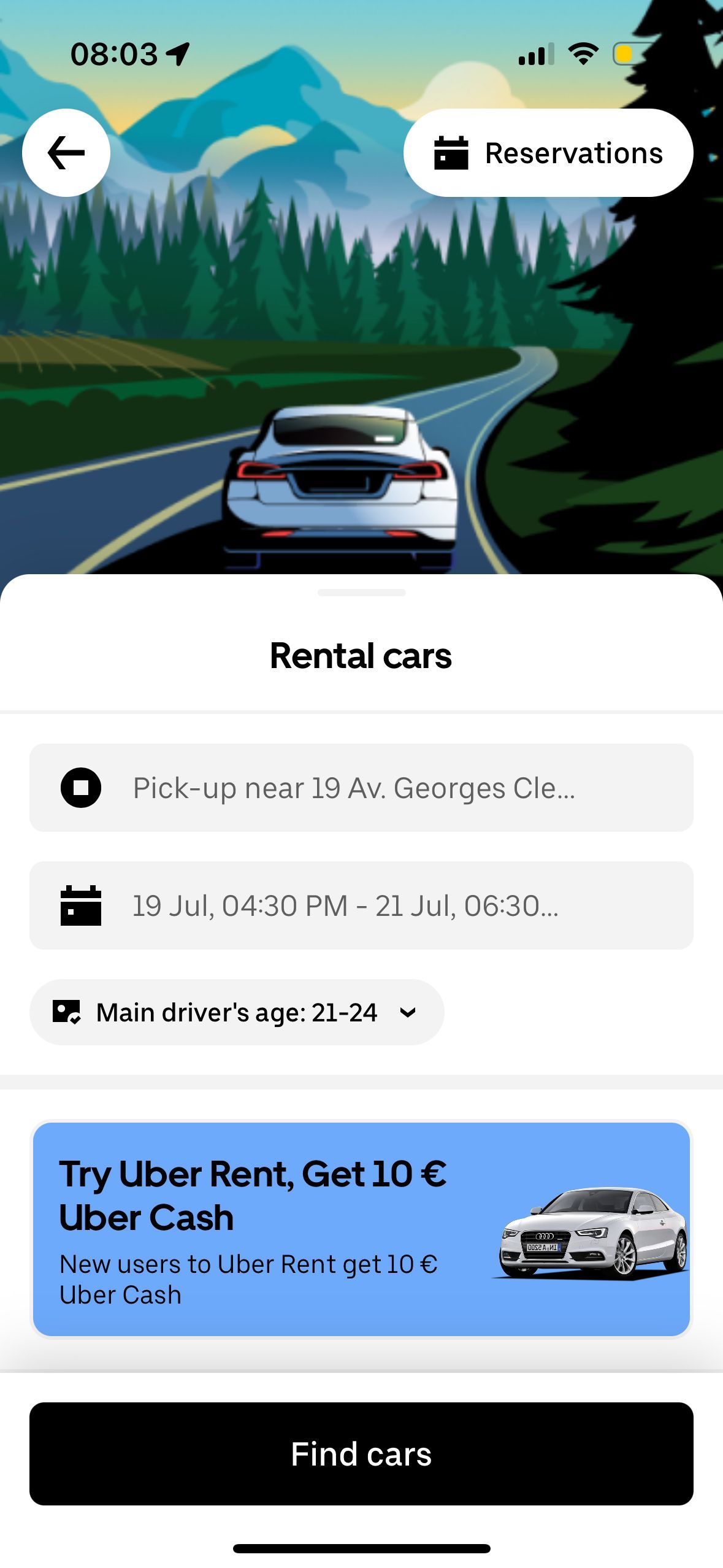 rental (Uber)