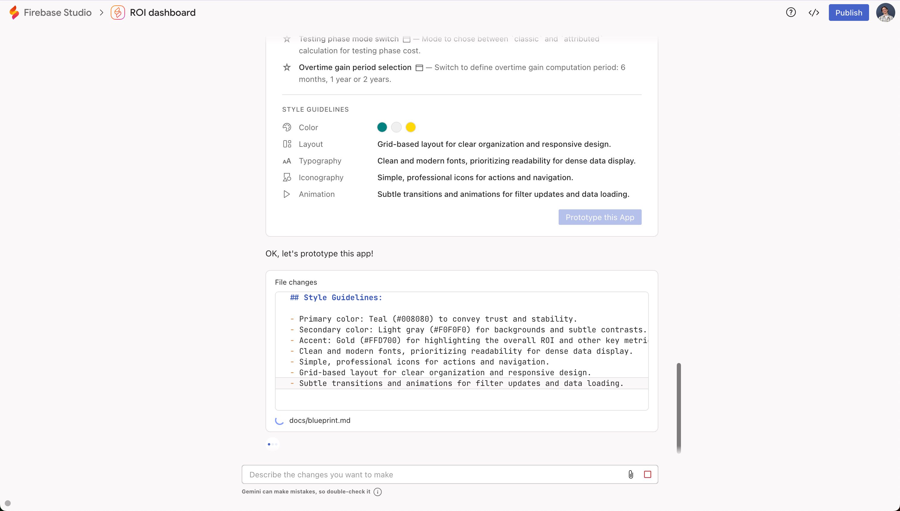 Style Guide (Firebase Studio)