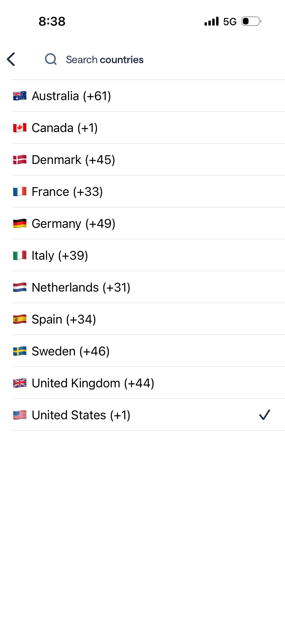 Selection Screen (Nextdoor)