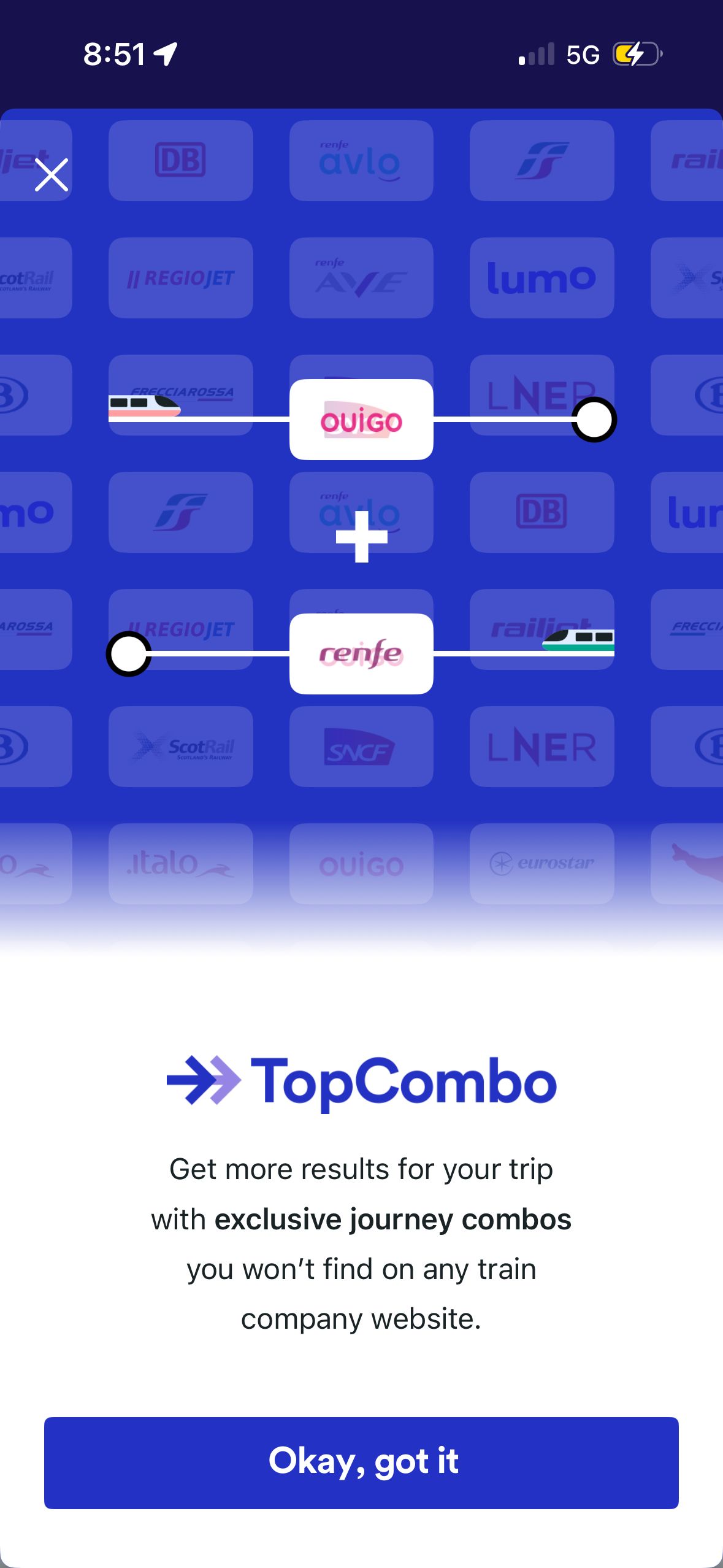 selection (Trainline)