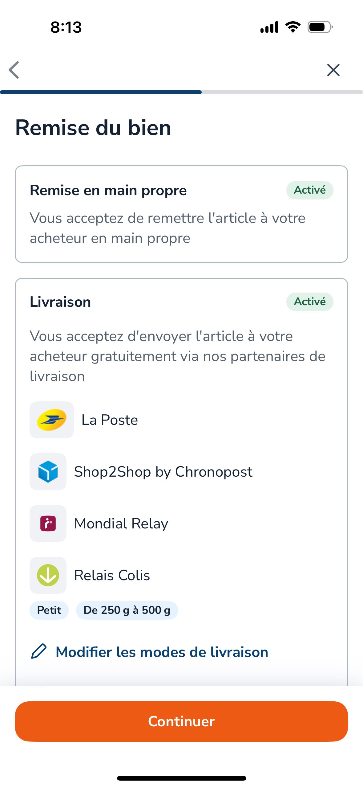 Delivery Options