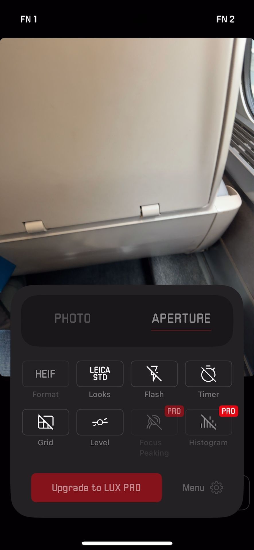 settings (Camera App)