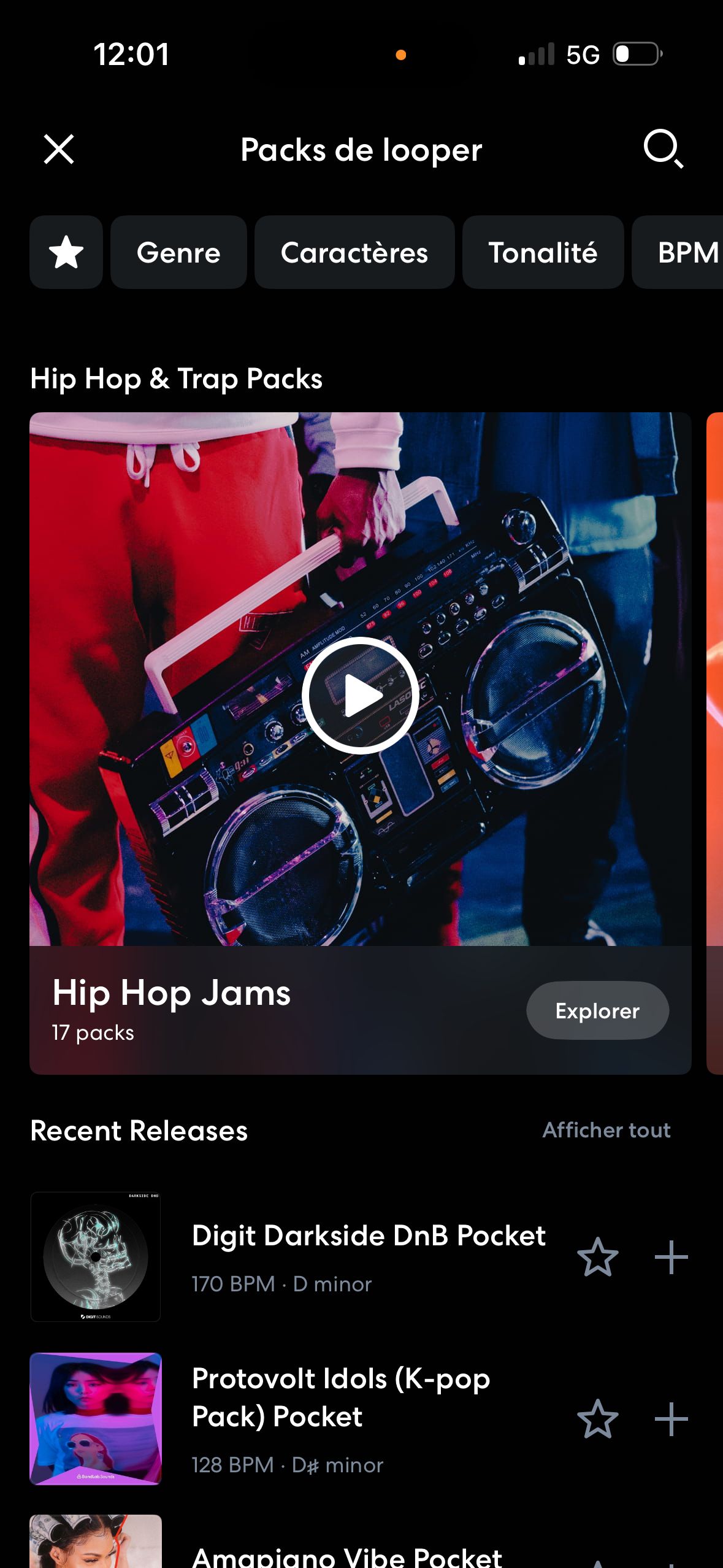 music library (BandLab)