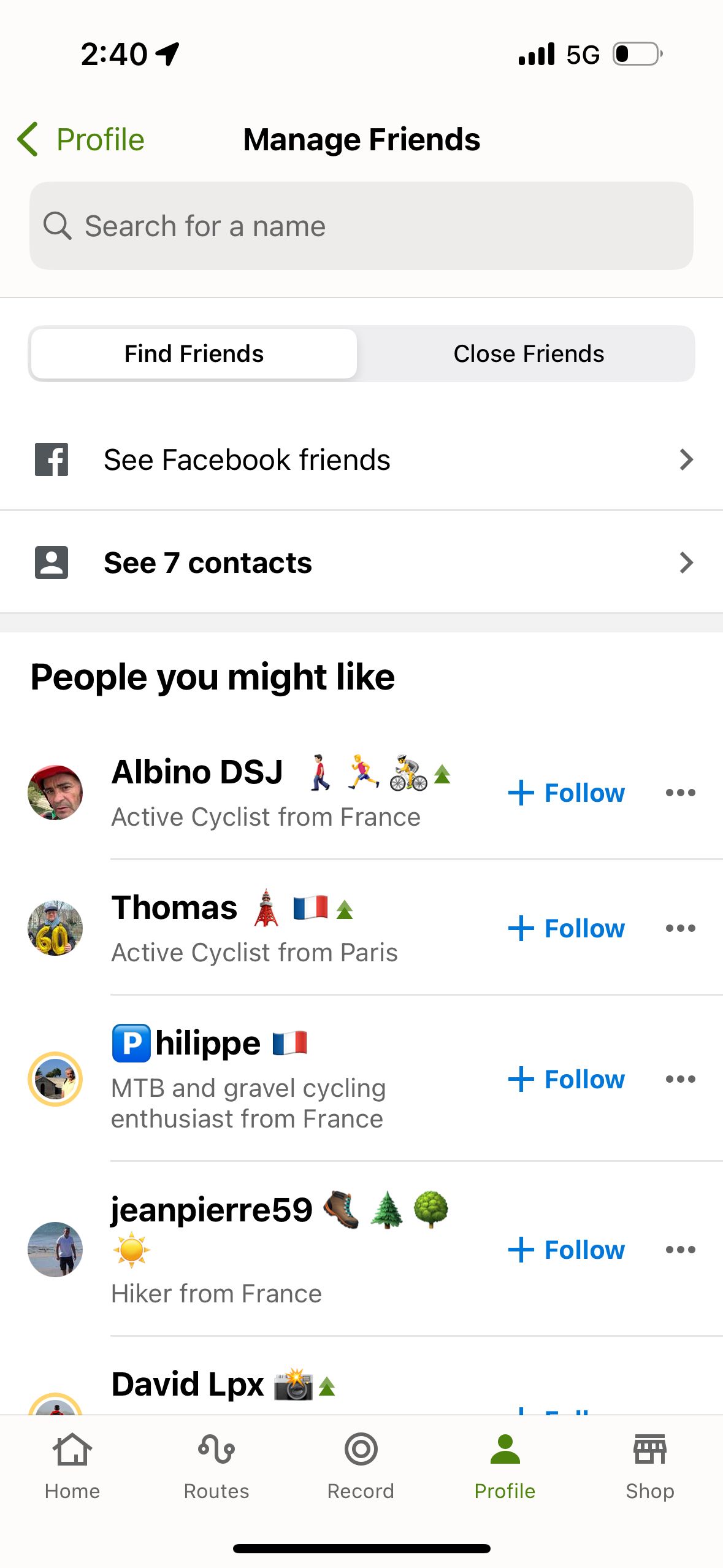 Friend List