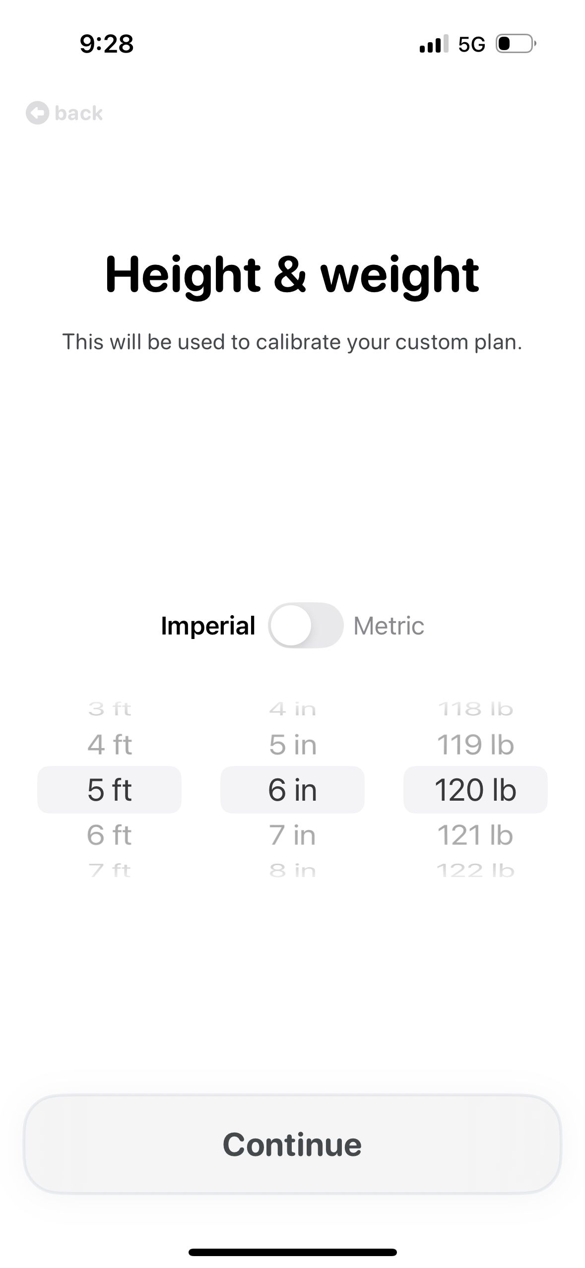 form (Metric)