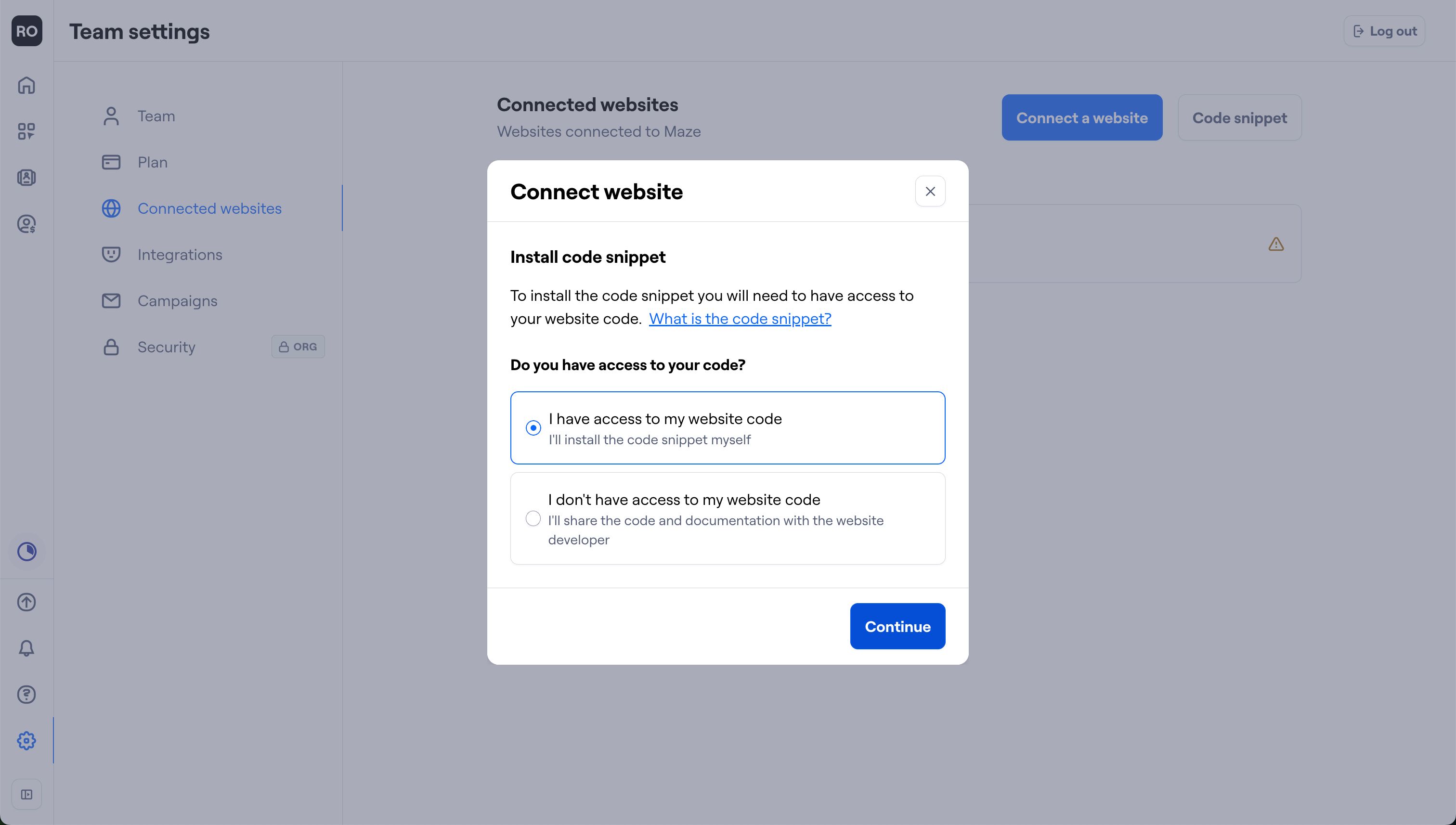 modal (Maze)