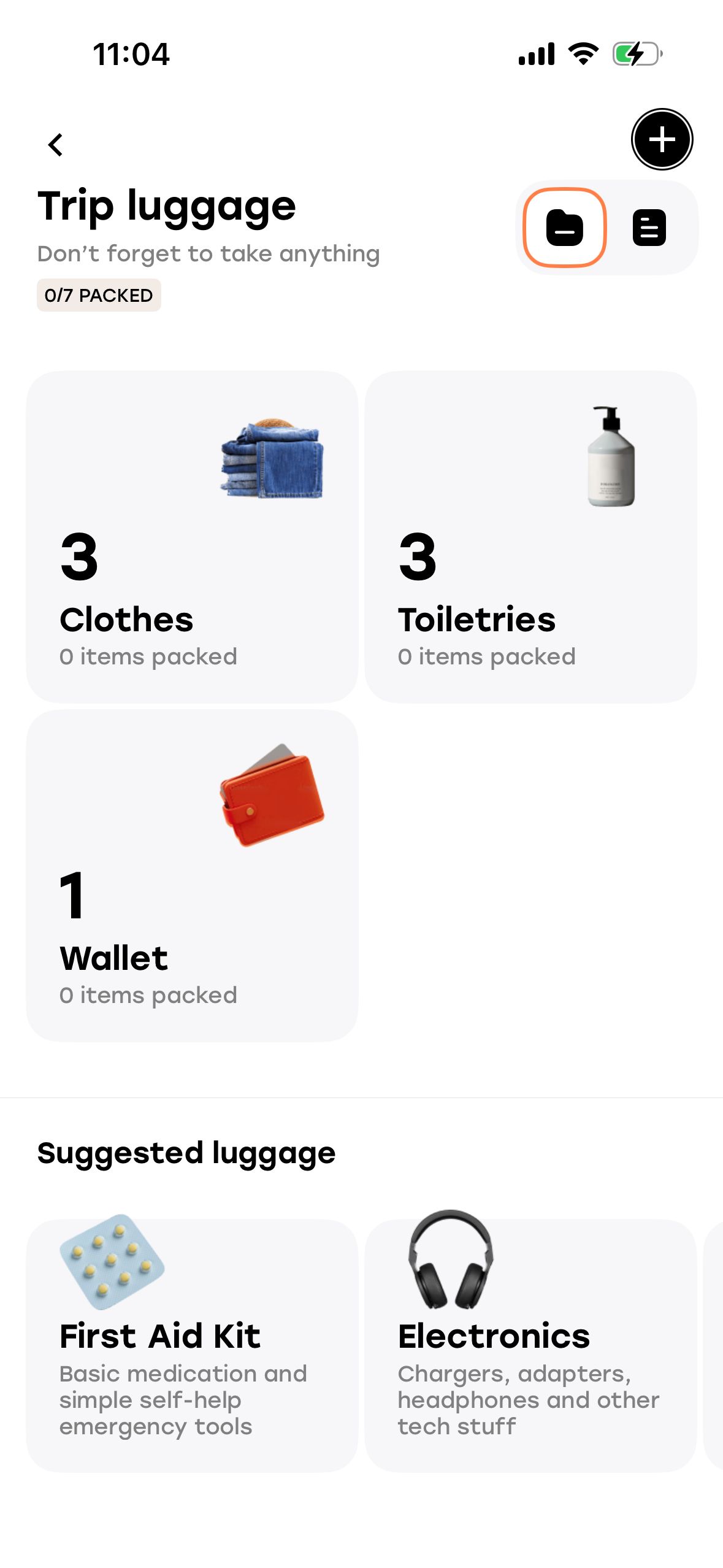 List (Plan & Go)