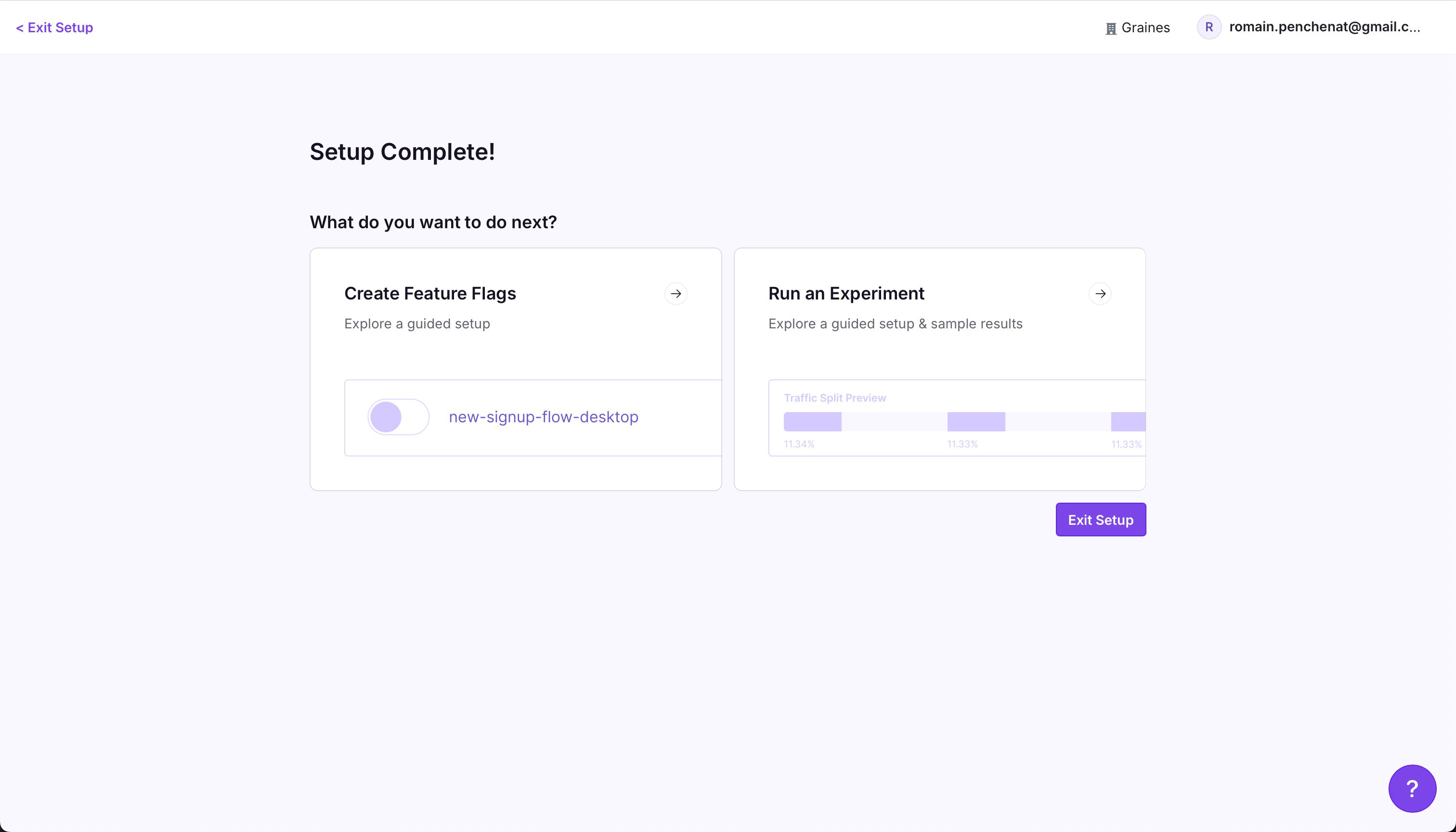 onboarding (Growthbook)