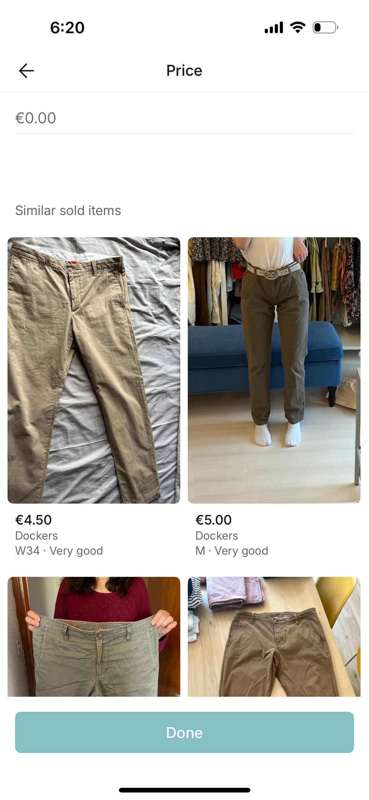 Product Listing (Vinted)
