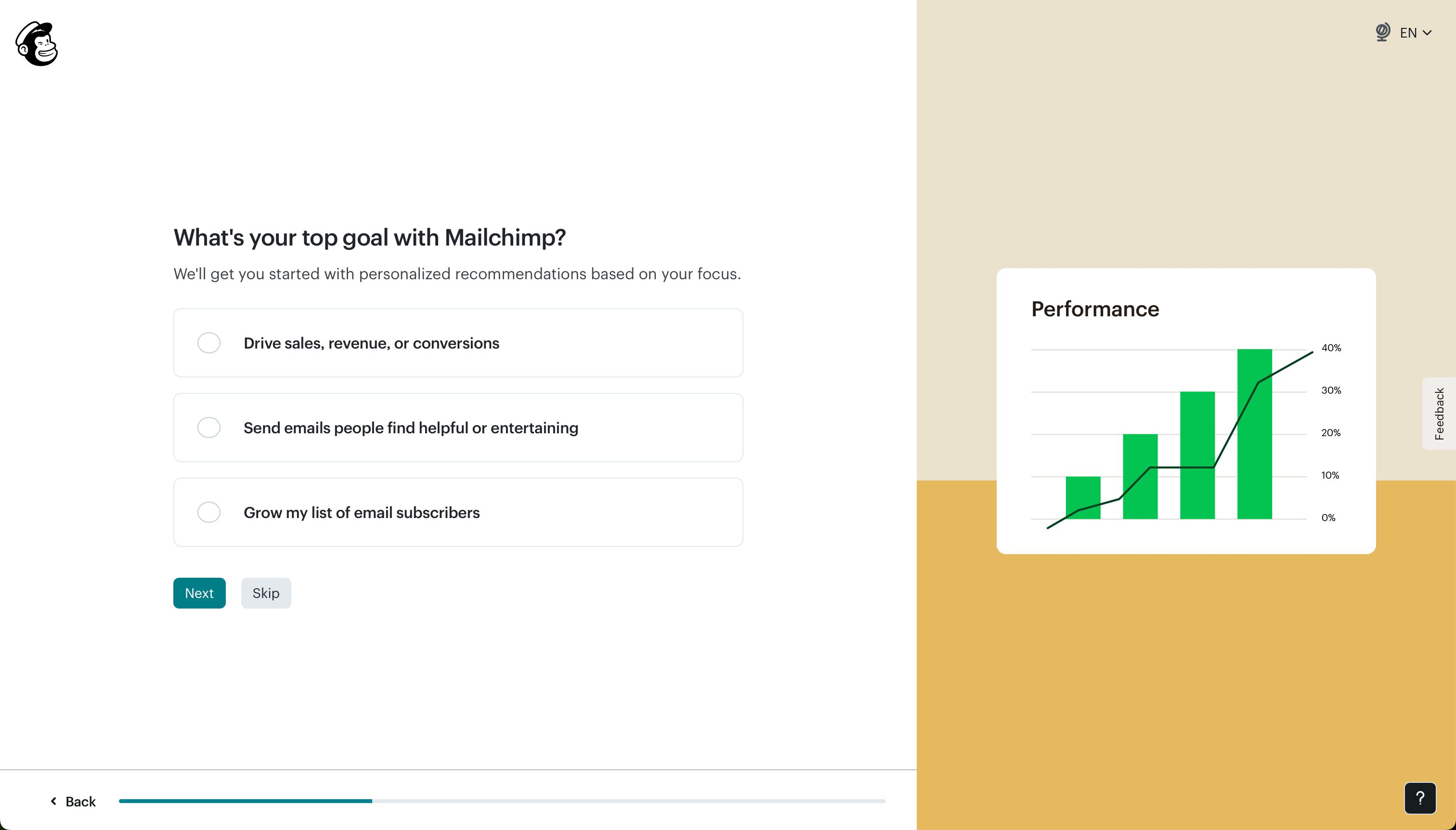 Onboarding (Mailchimp)
