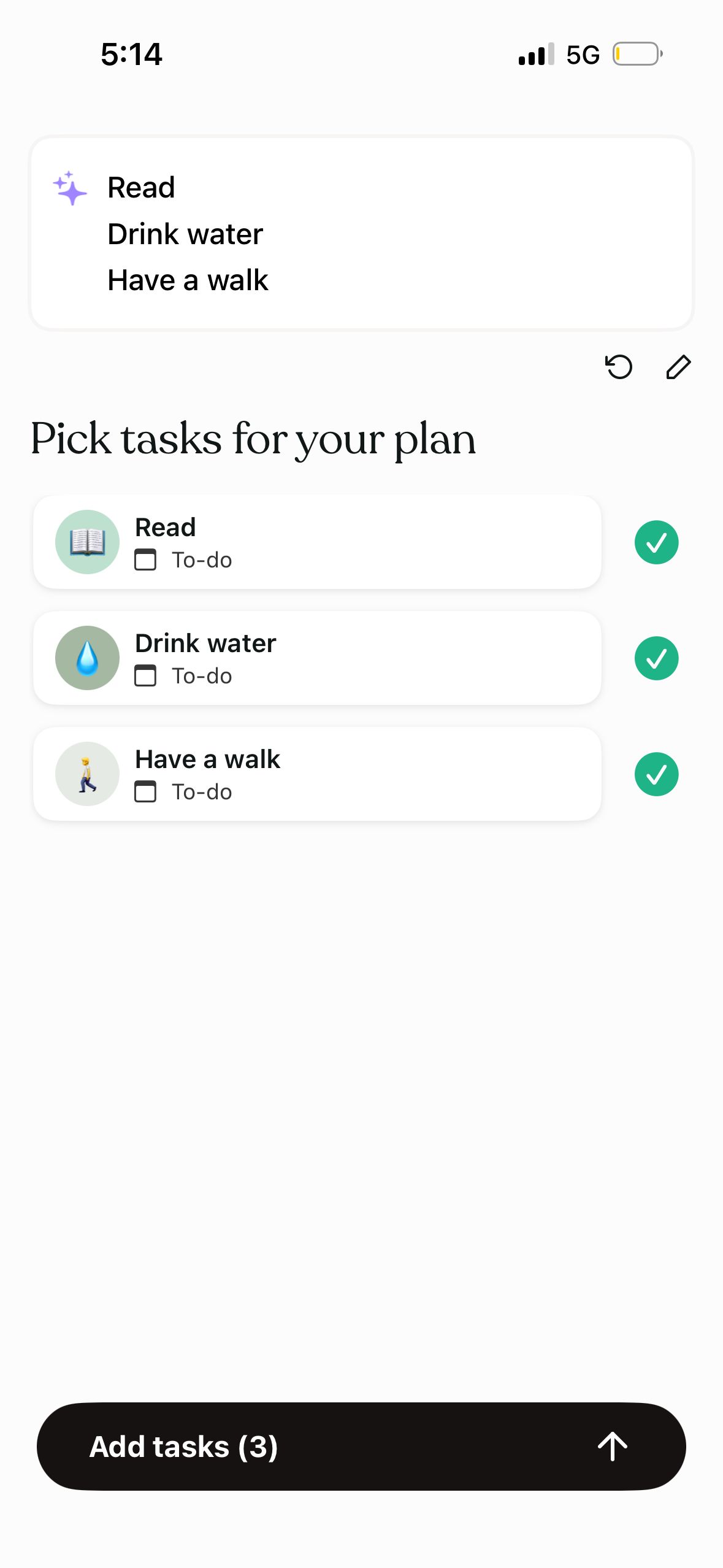 Task List (Tiimo)