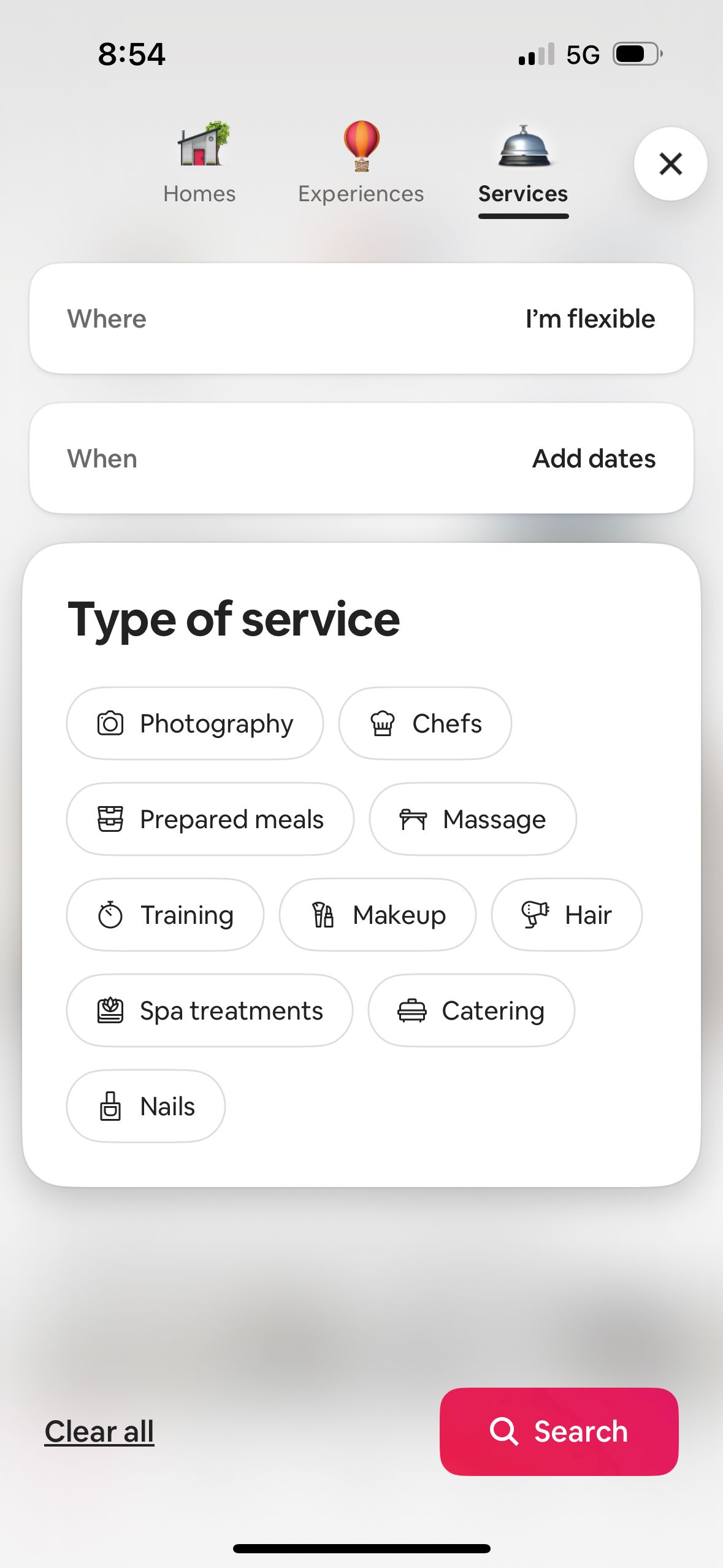 Filter / Search