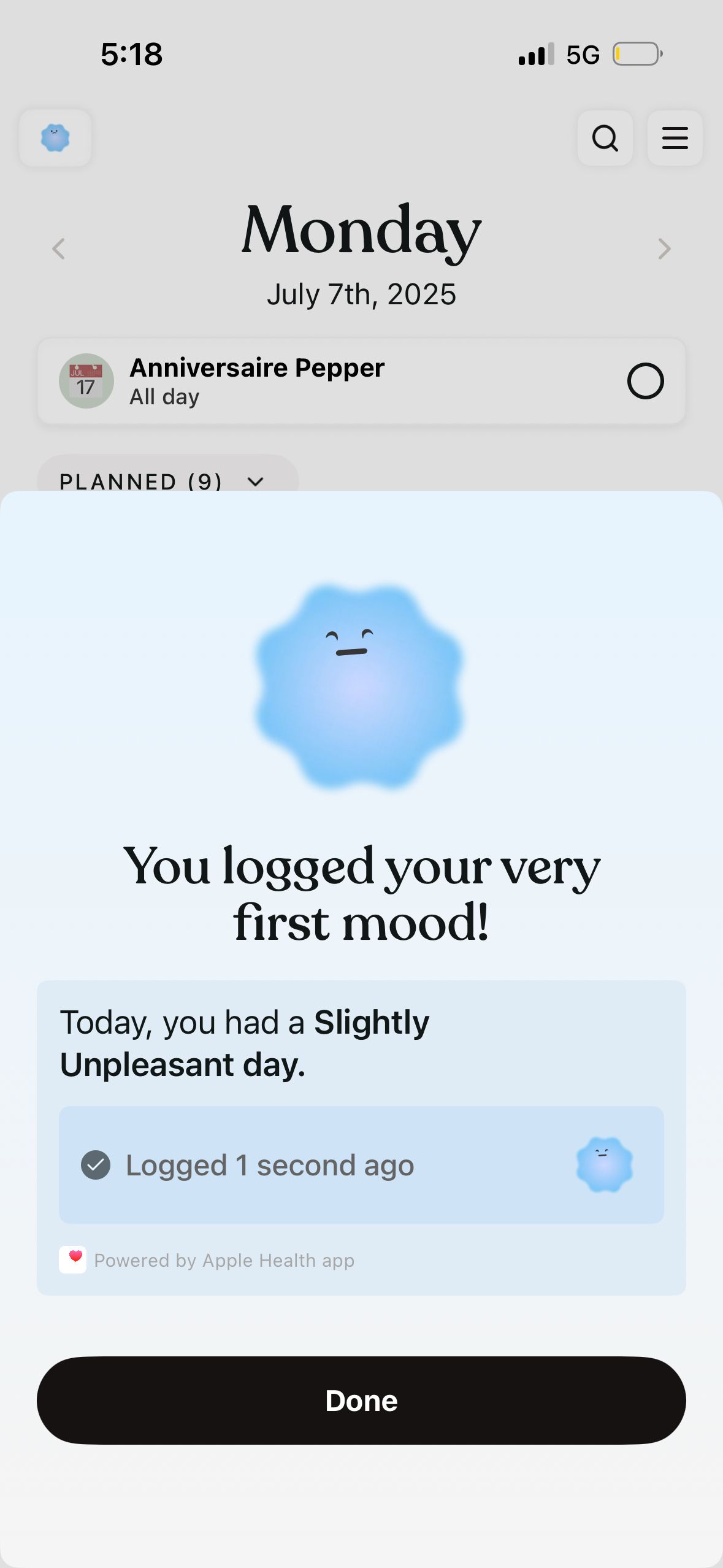 Modal (Tiimo)