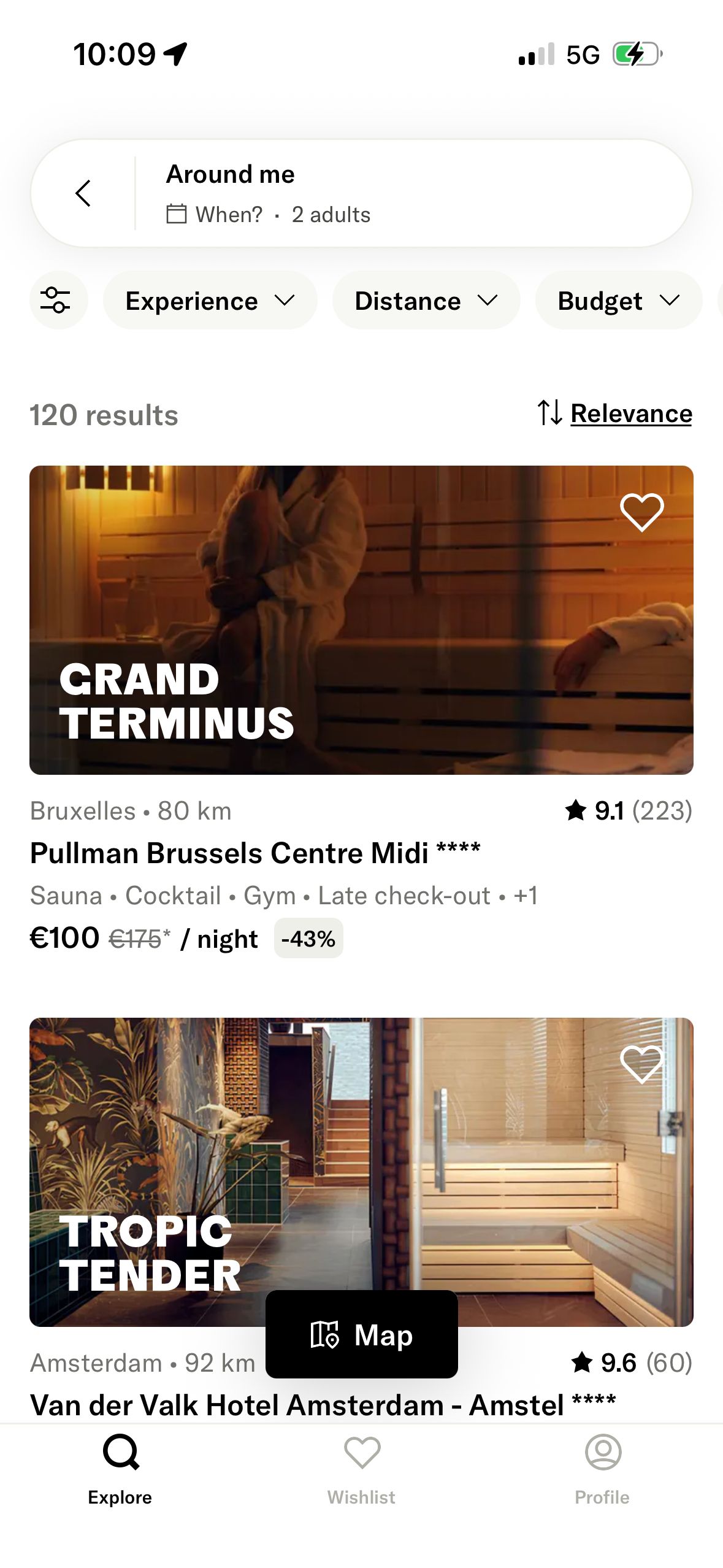 search results (Staycation)