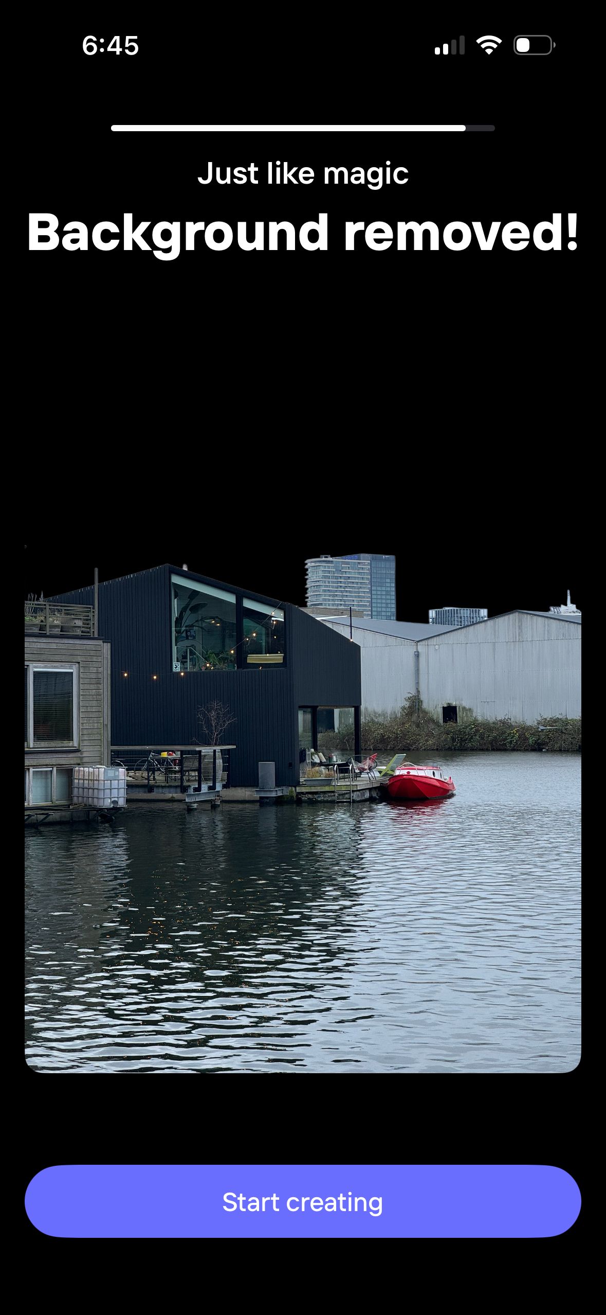 Confirmation (Photoroom)