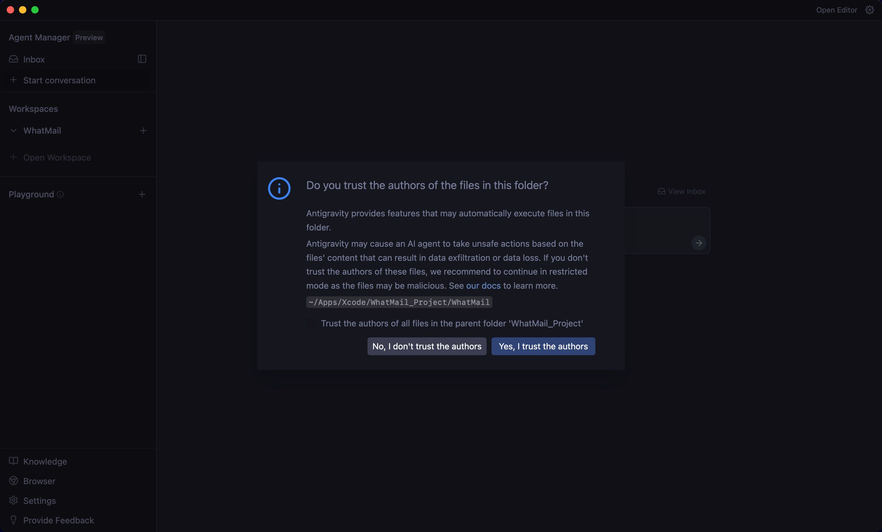 Dialog (Antigravity)