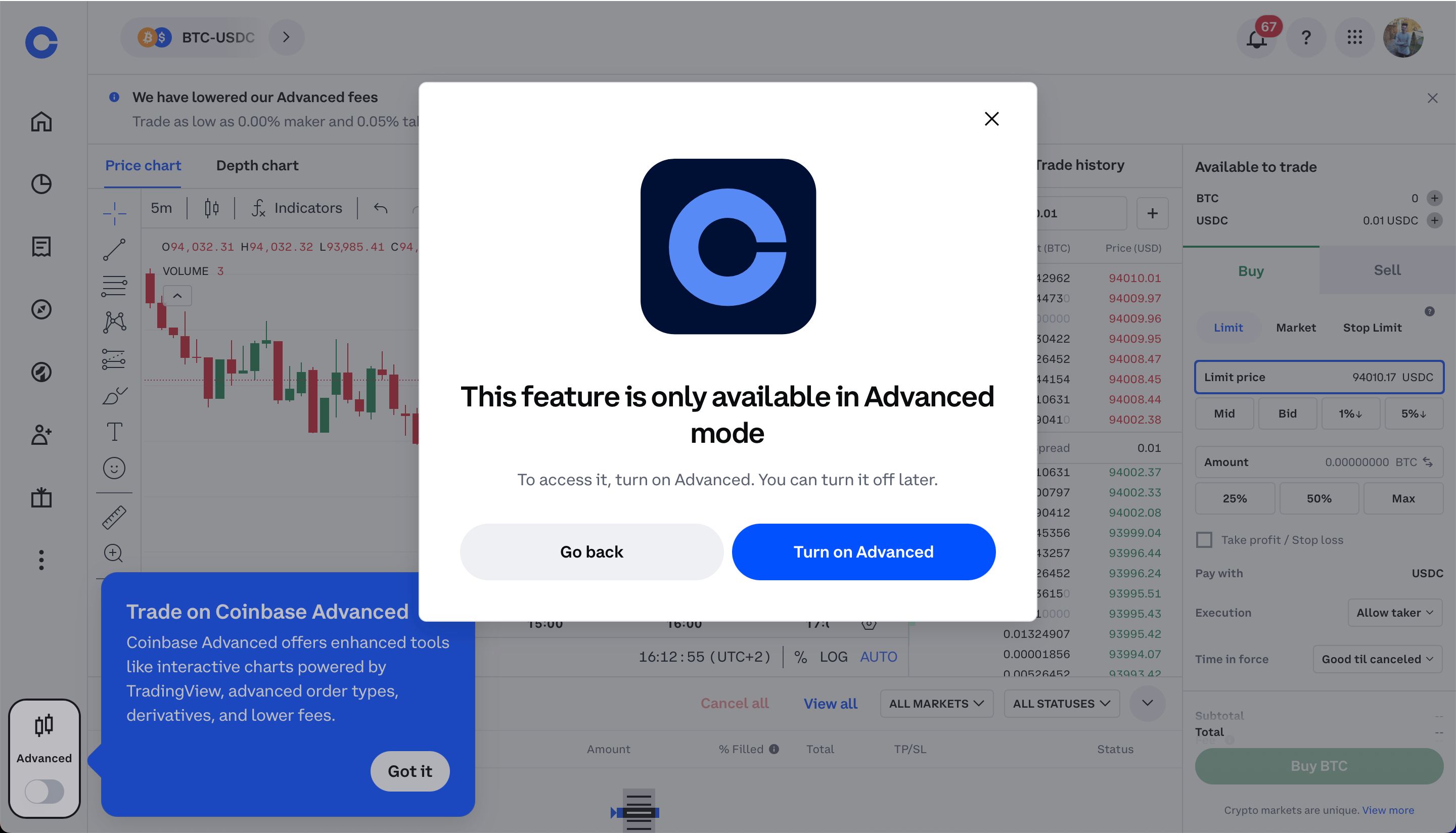 Modal (Coinbase)