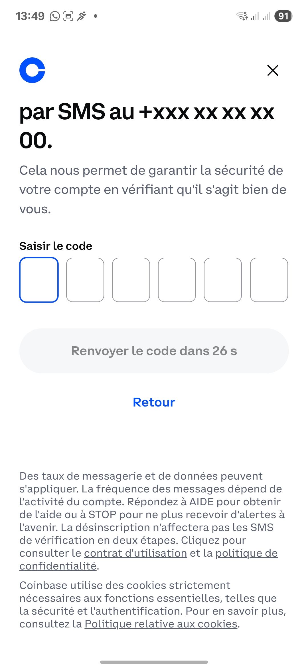 verification (Coinbase)