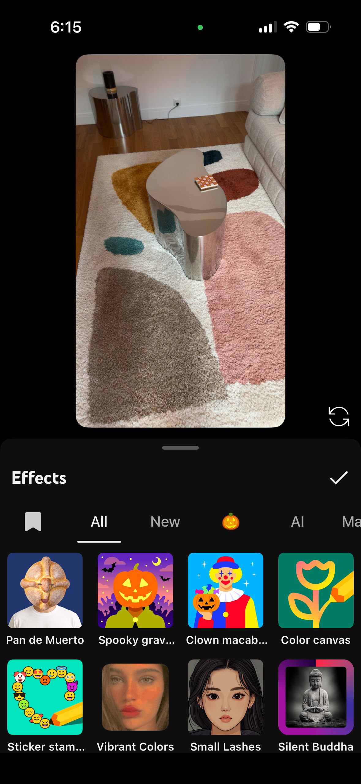 Effect Selection (Youtube)
