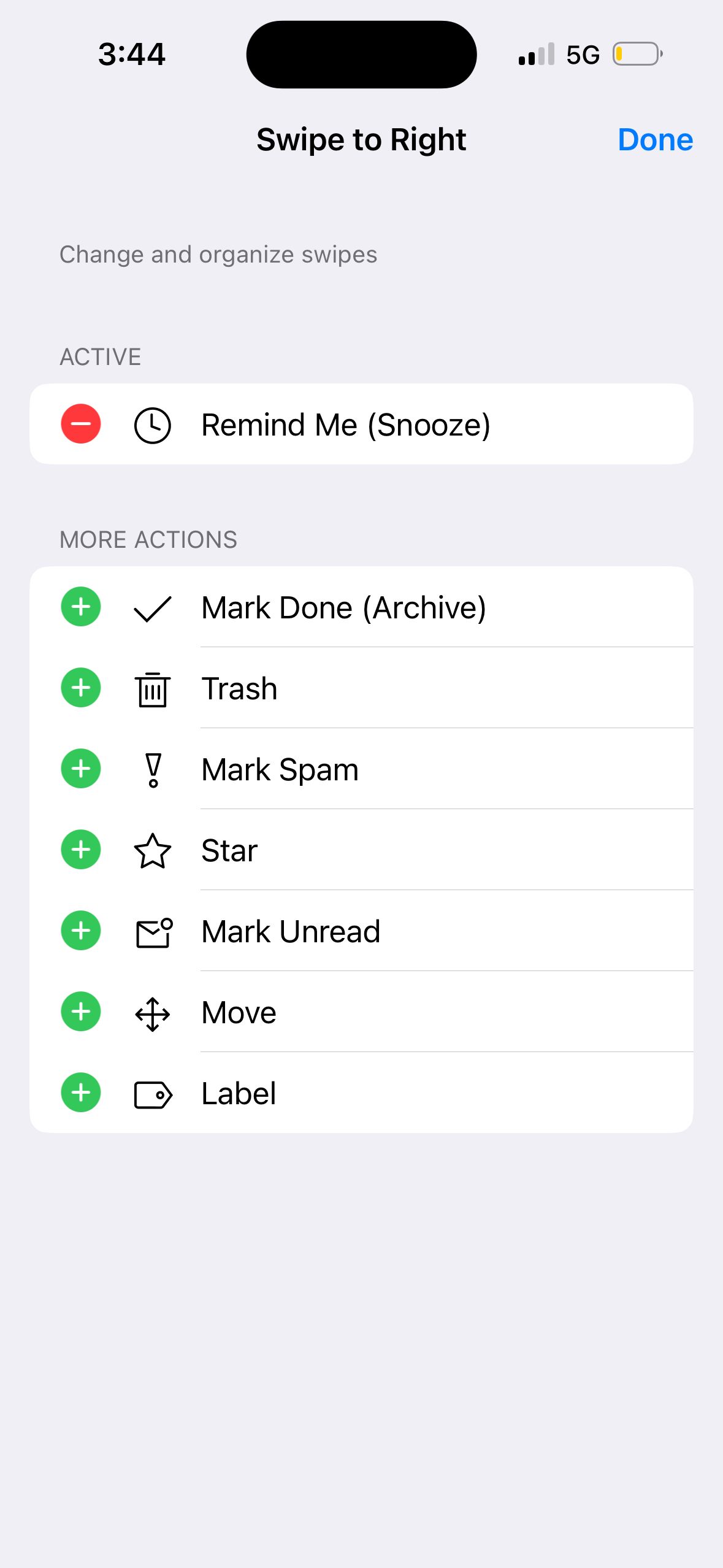 Settings Screen (Superhuman)