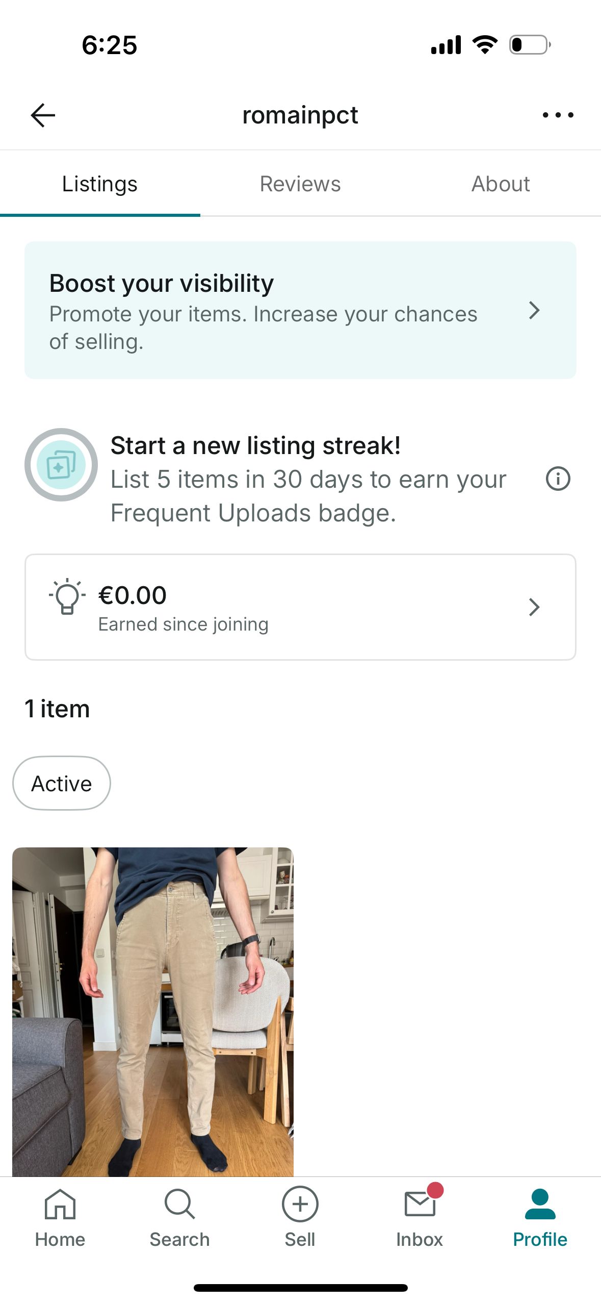 Profile (Vinted)