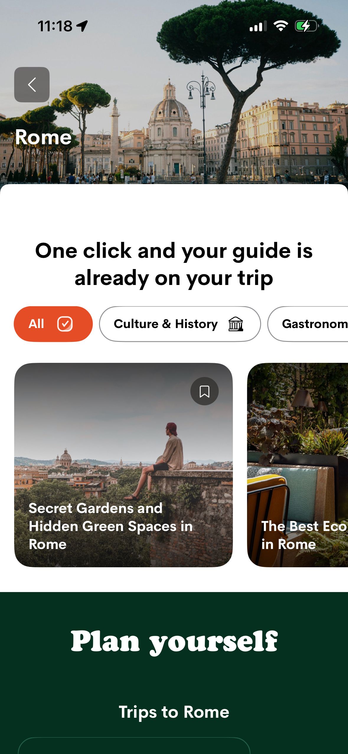 Travel planning (Passporter)