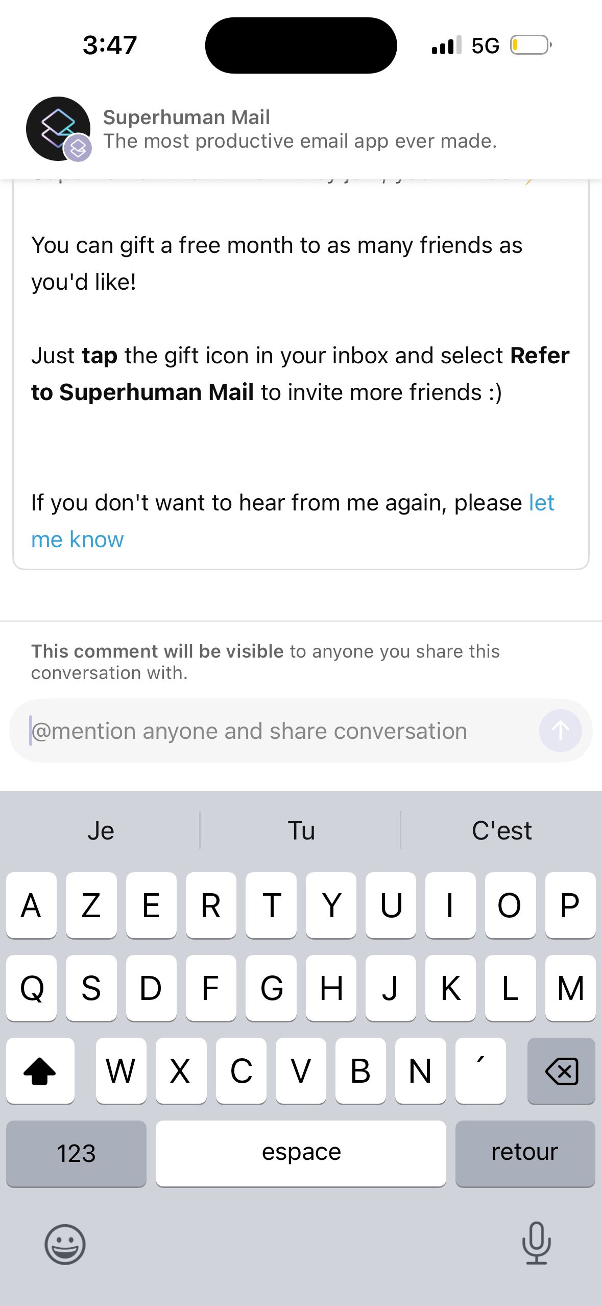 Chat / Messaging (Superhuman)