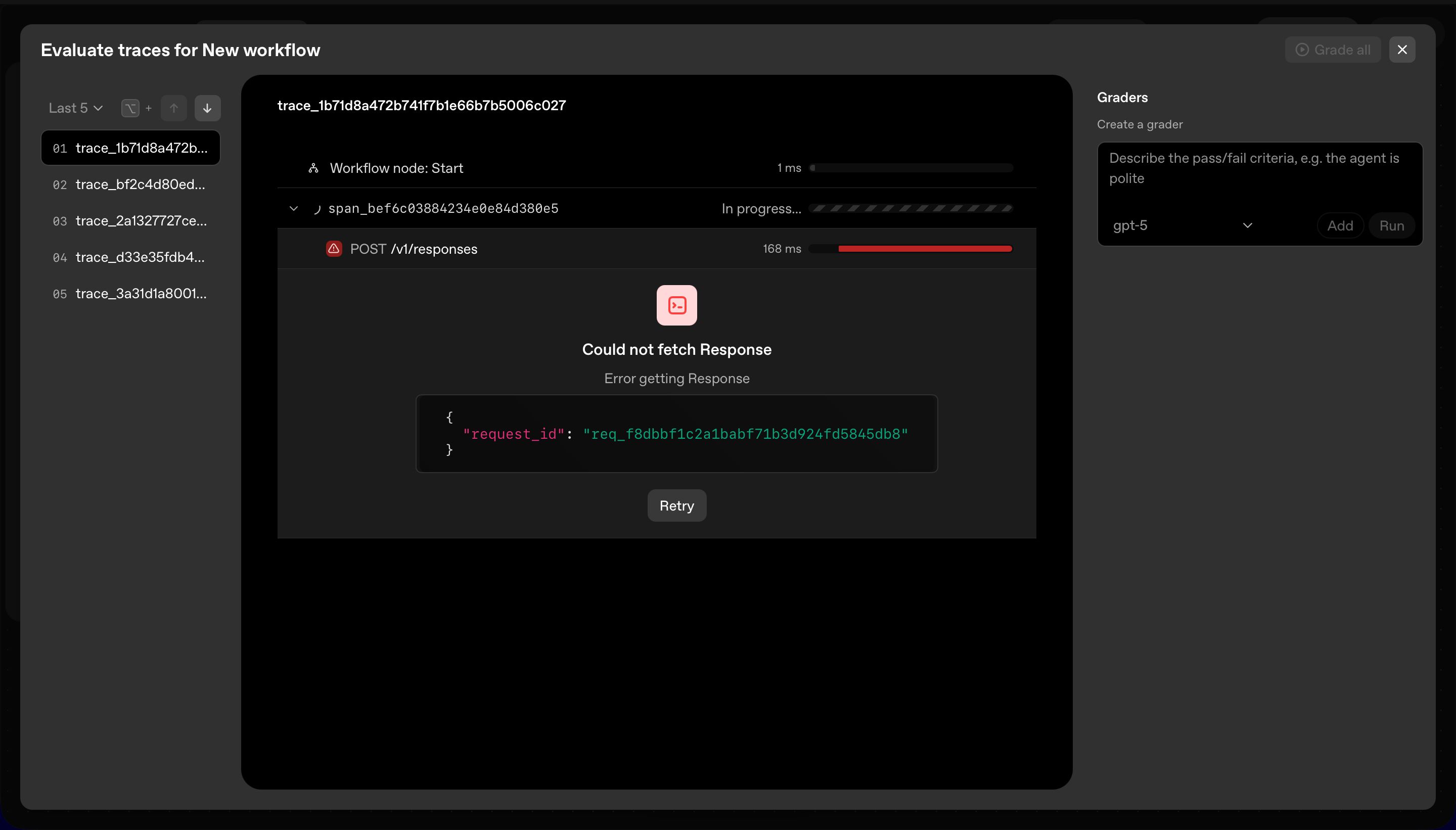 Error State (OpenAI Agent Builder)