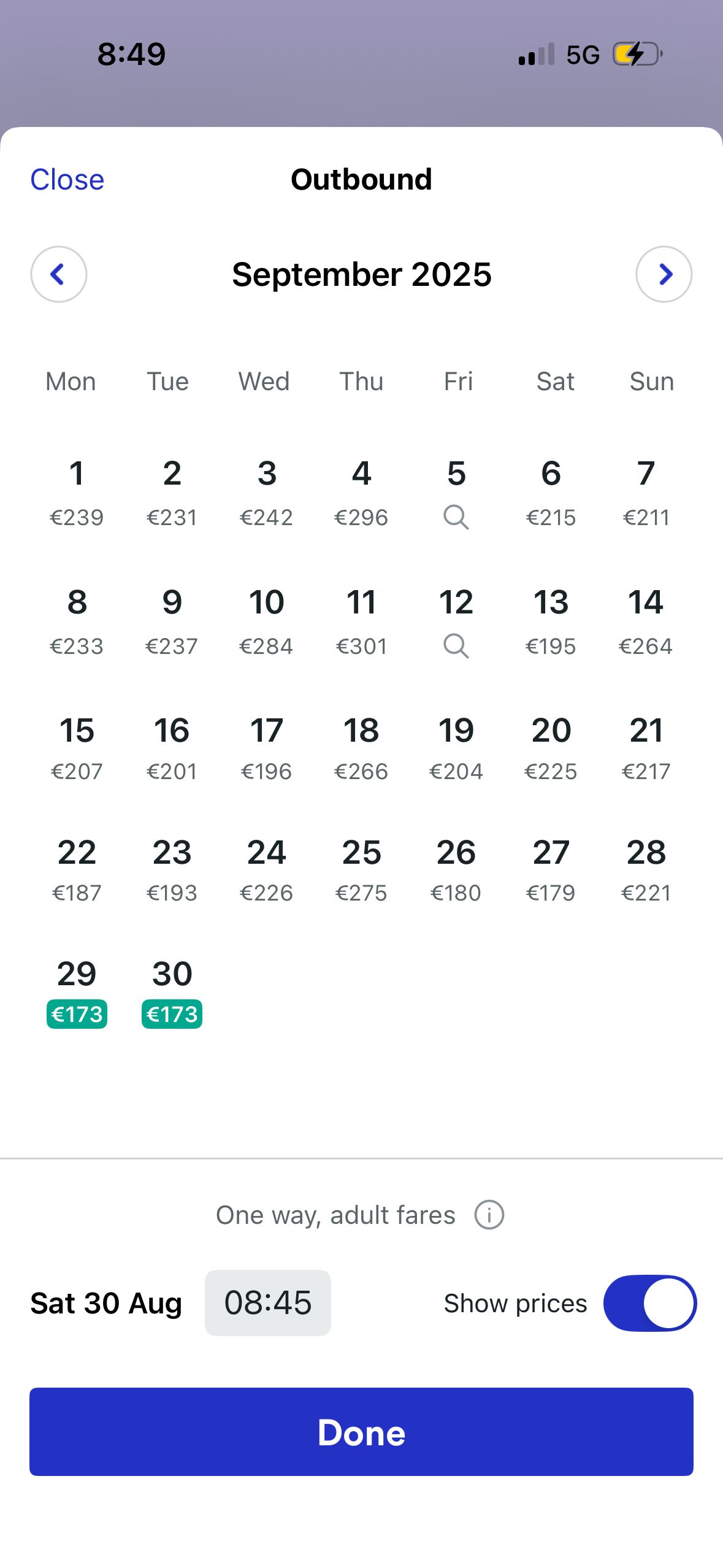 Calendar (Trainline)