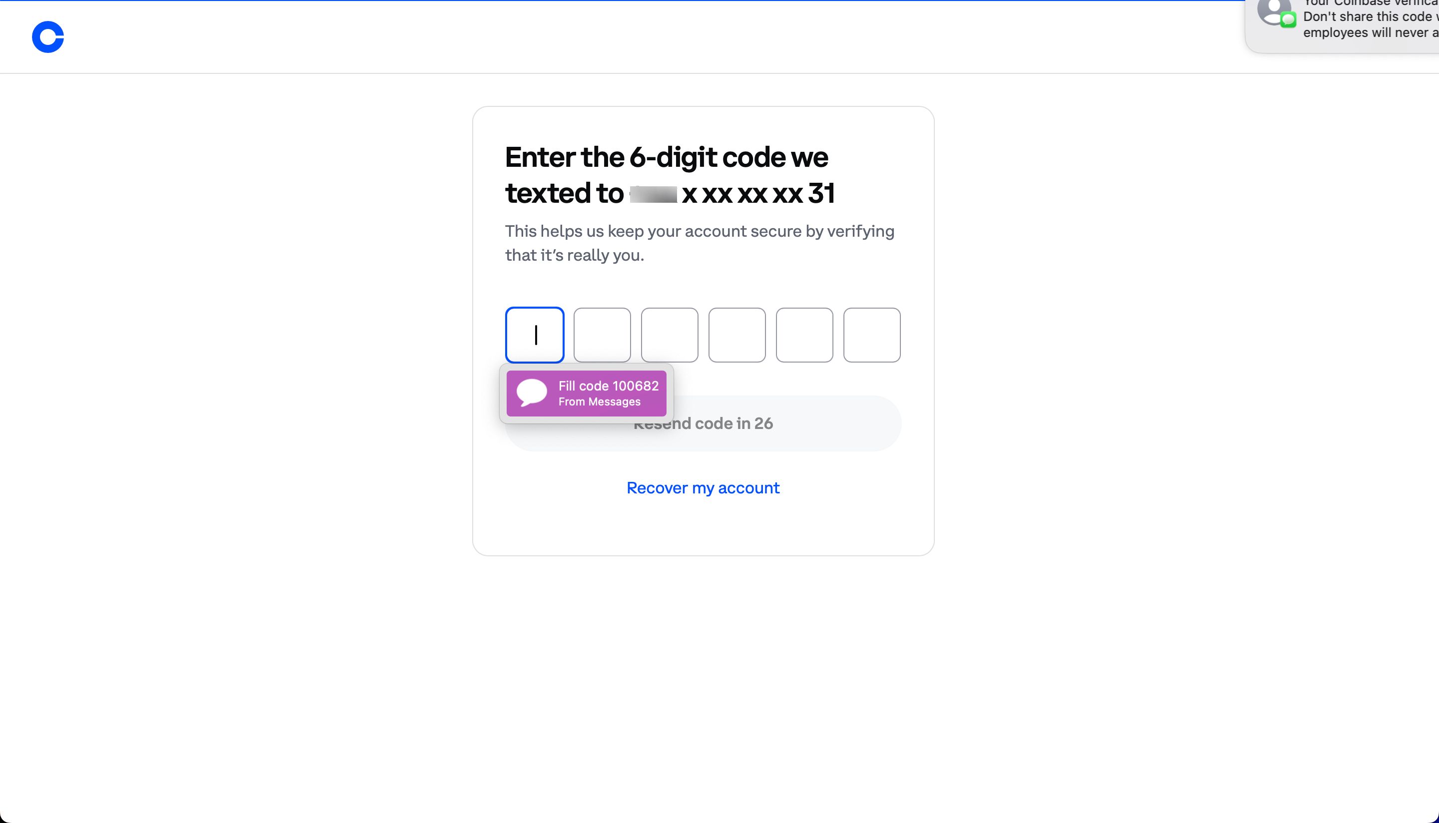 Authentication (Coinbase)
