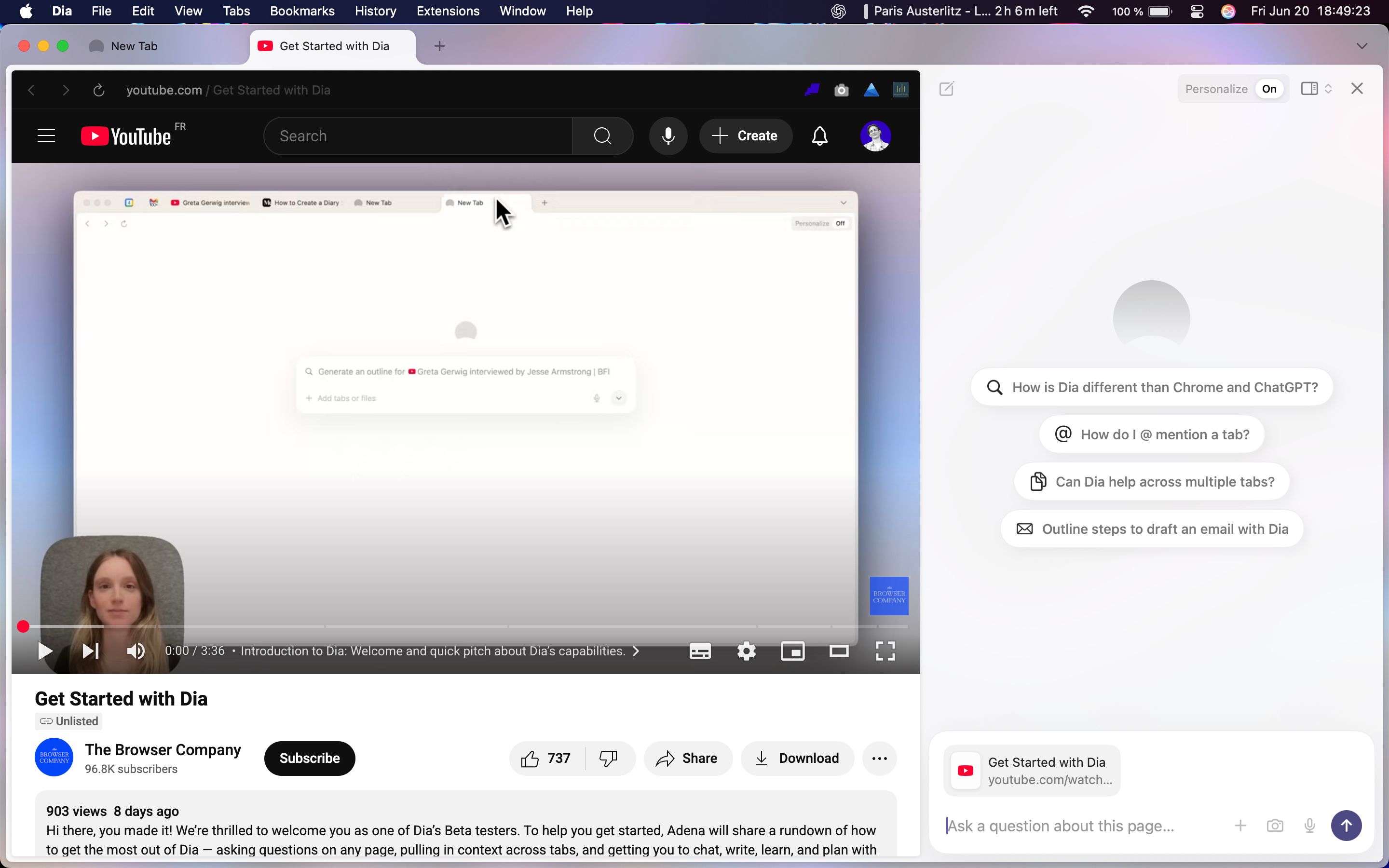 video tutorial (Dia)