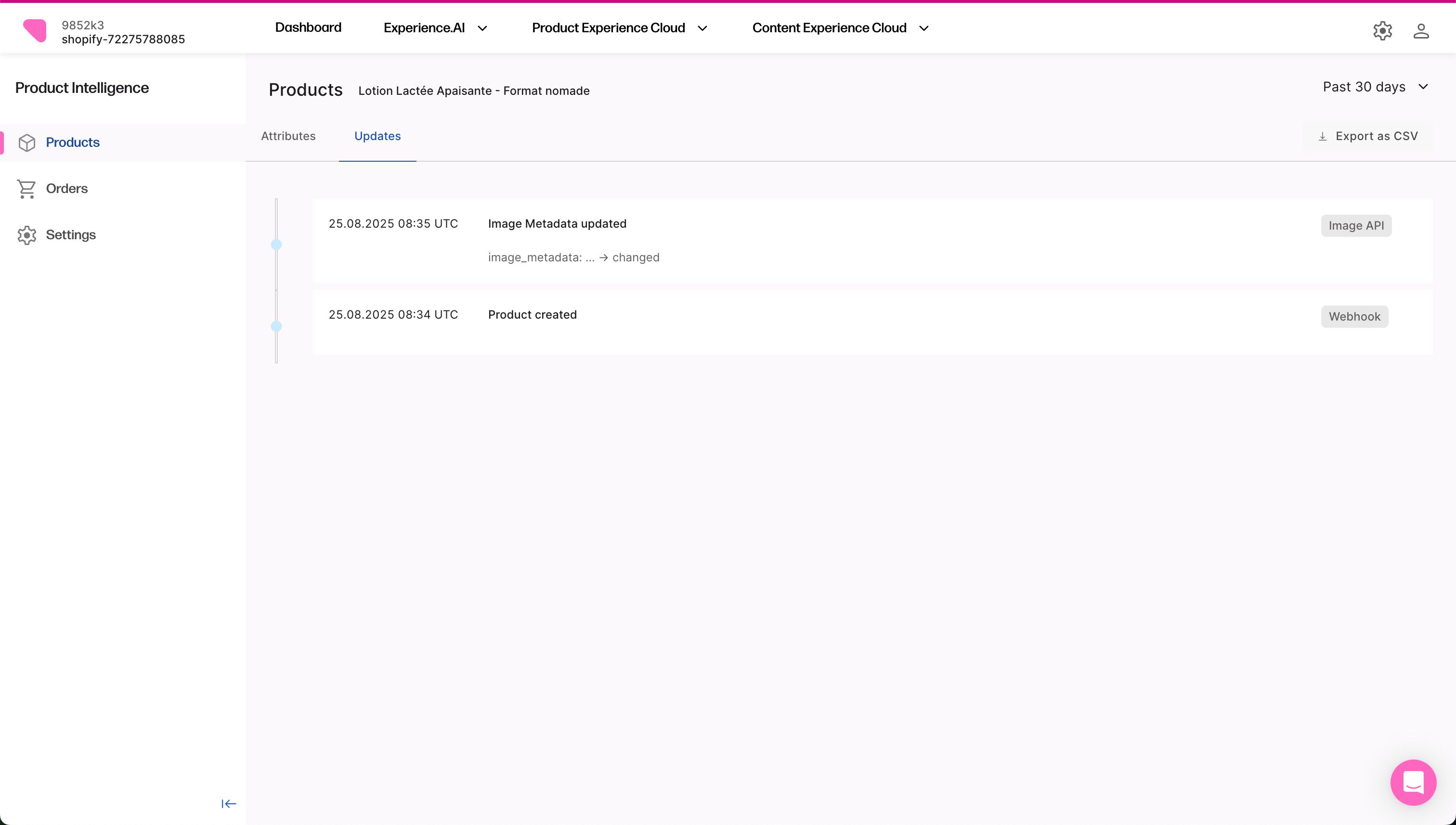 Product Management Dashboard (Nosto)