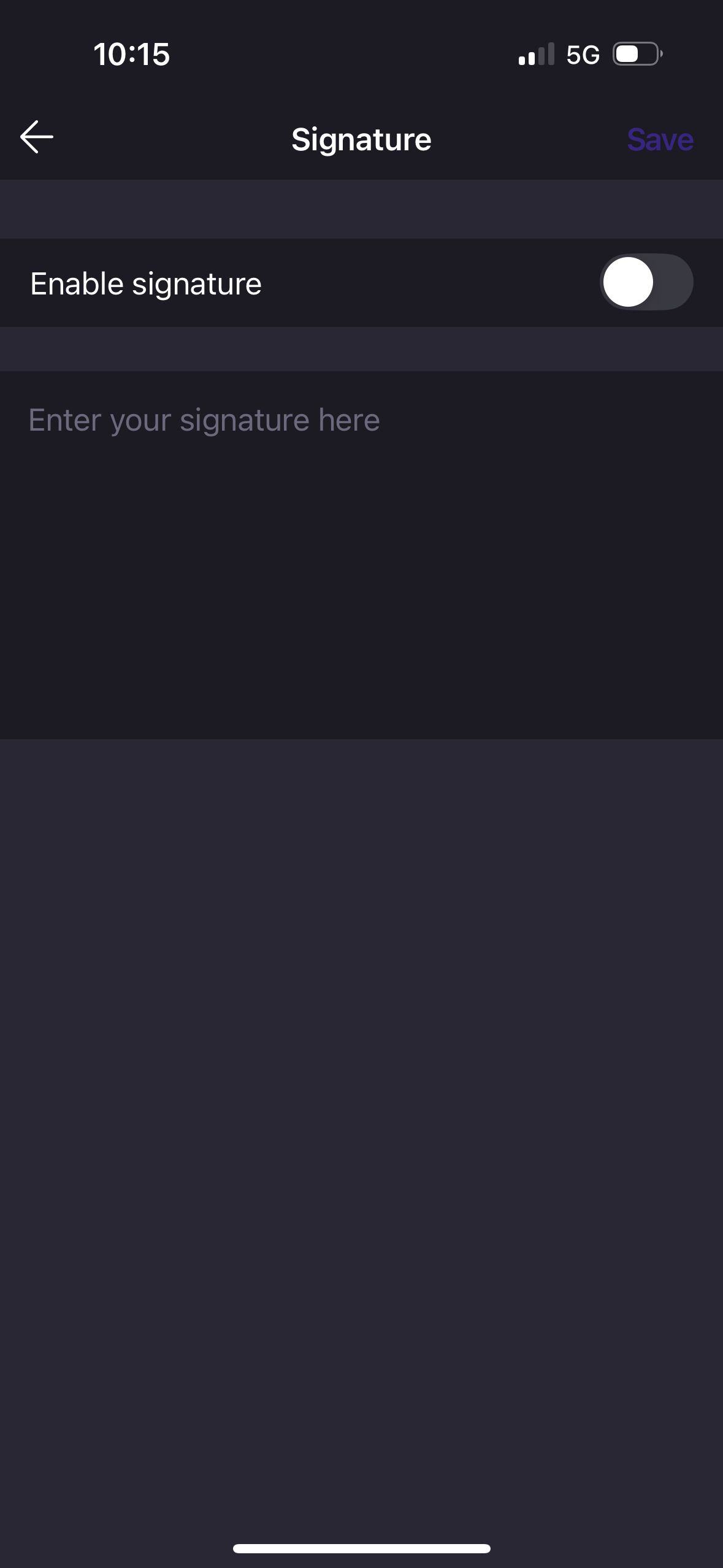 settings (Proton Mail)