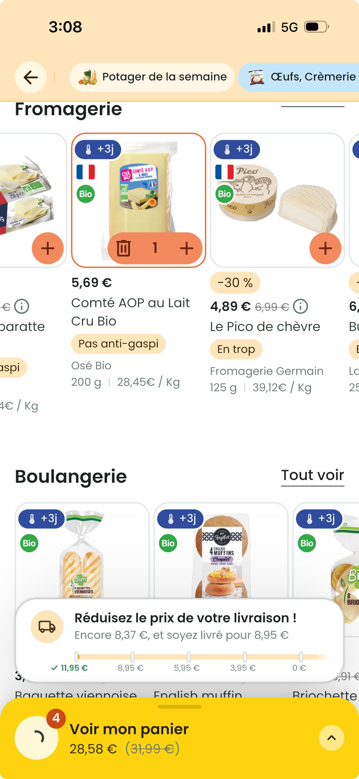 product listing (Bene bono)