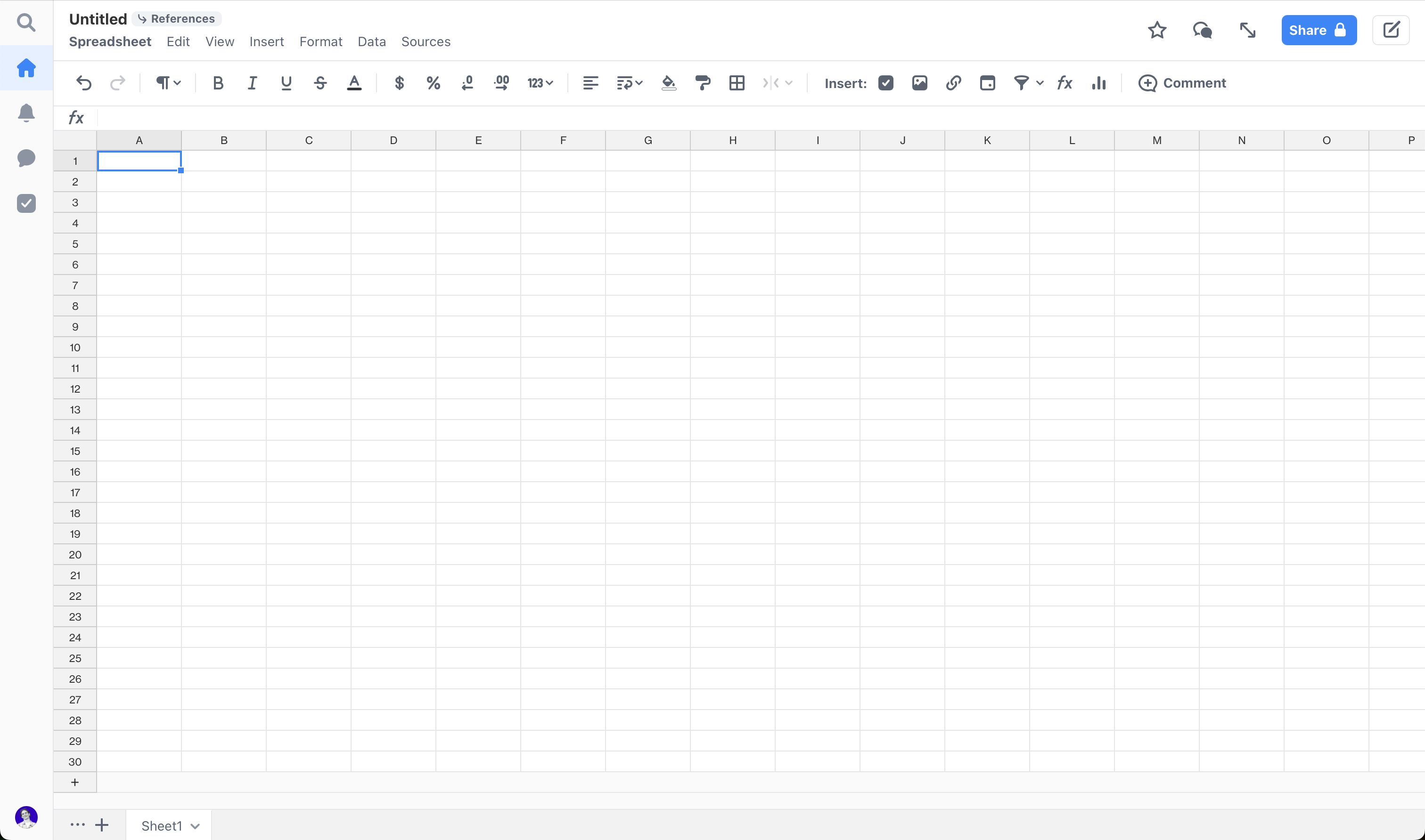 spreadsheet (Quip)