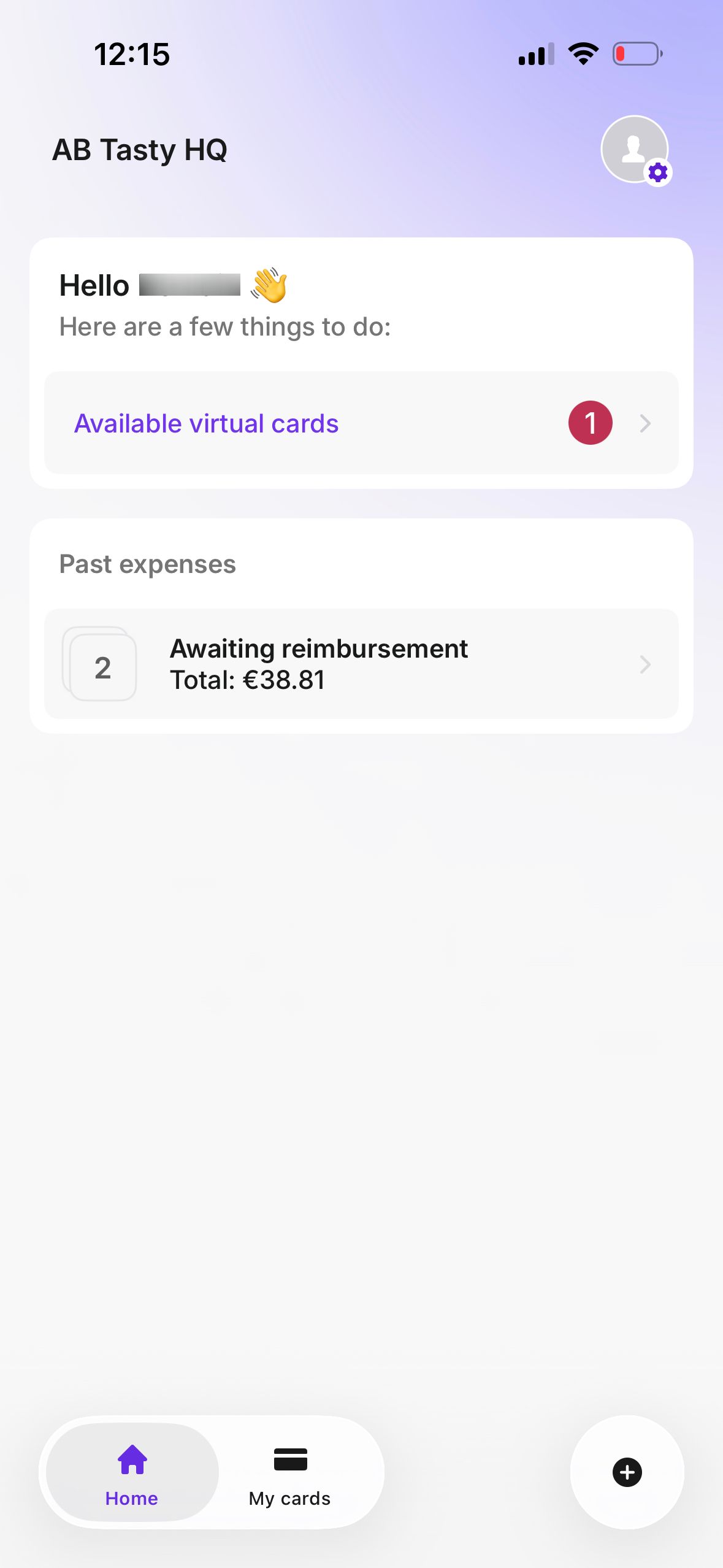 dashboard (Spendesk)