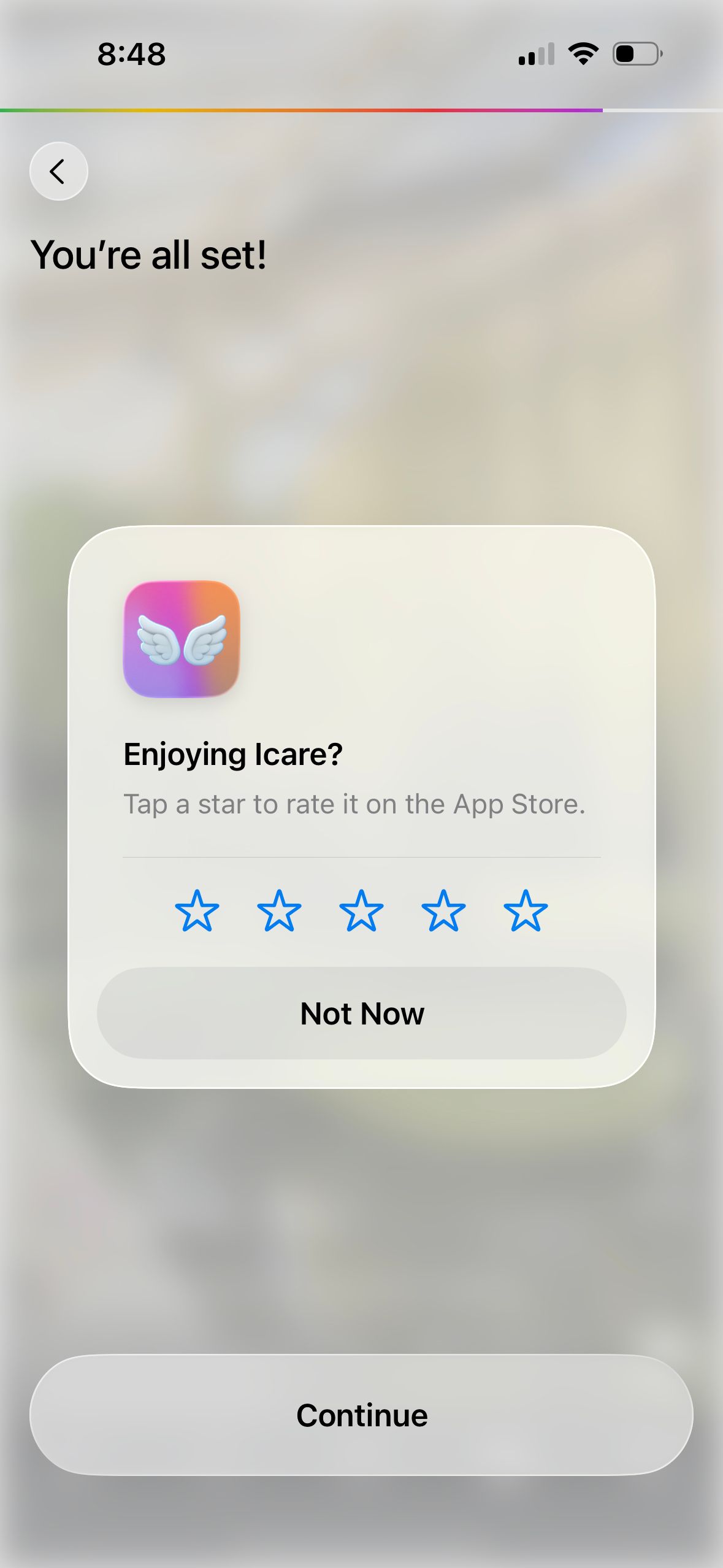 Rating Request (Icare)